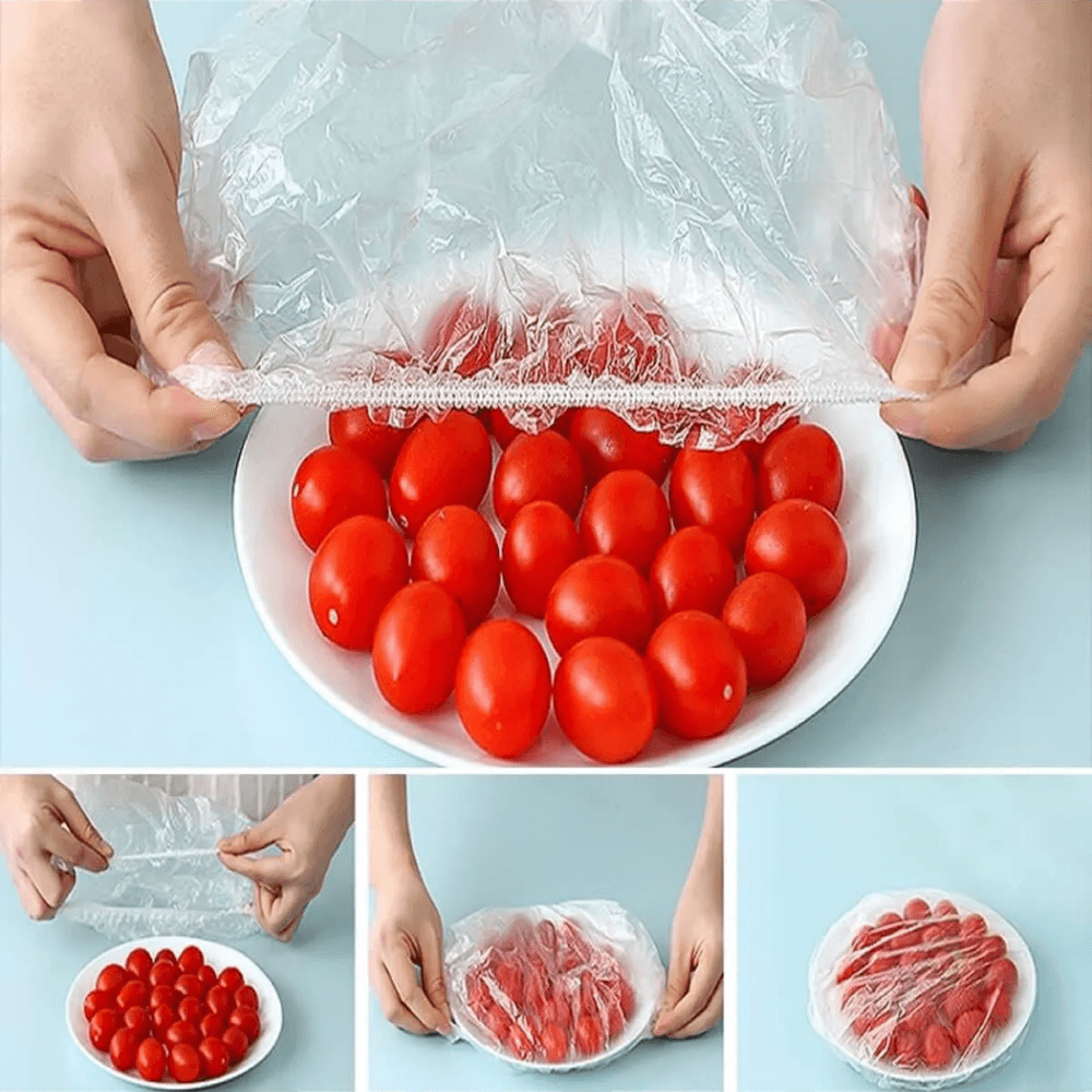 100 Adet Tencere bonesi Gıda Koruyucu Lastikli Bone