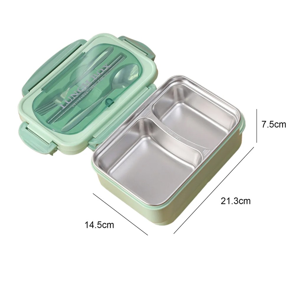 304 Paslanmaz Çelik Yemek Kabı Bölmeli Sızdırmaz Lunchbox