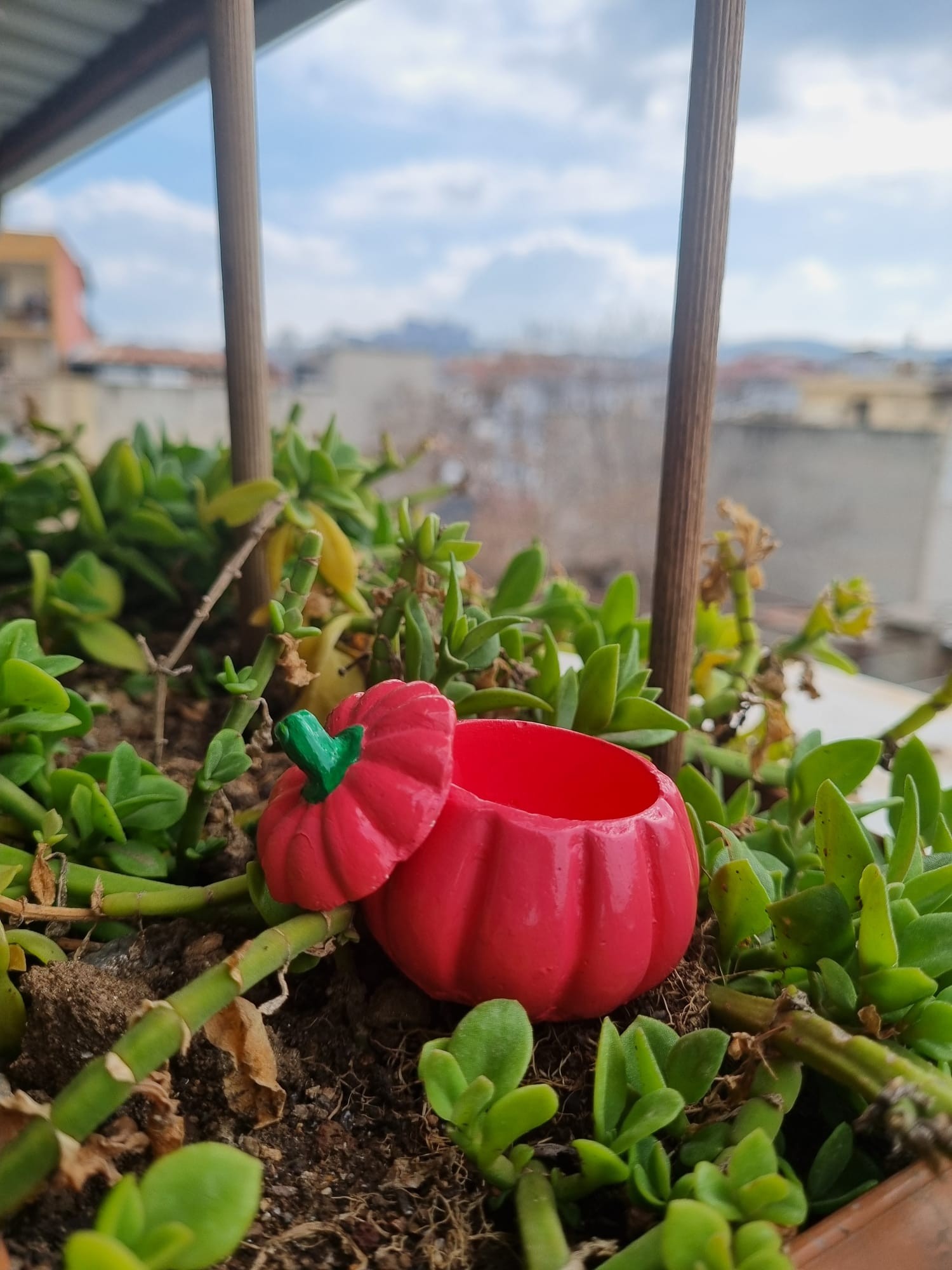 Kahve Yanı Sunumluk Bal Kabağı Tasarımlı El Yapımı Lokumluk 1 Adet