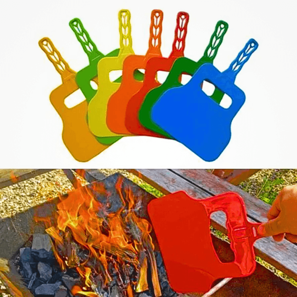 Mangal Yelpazesi El Tipi Plastik Körük | Pratik Ateş Hızlandırıcı