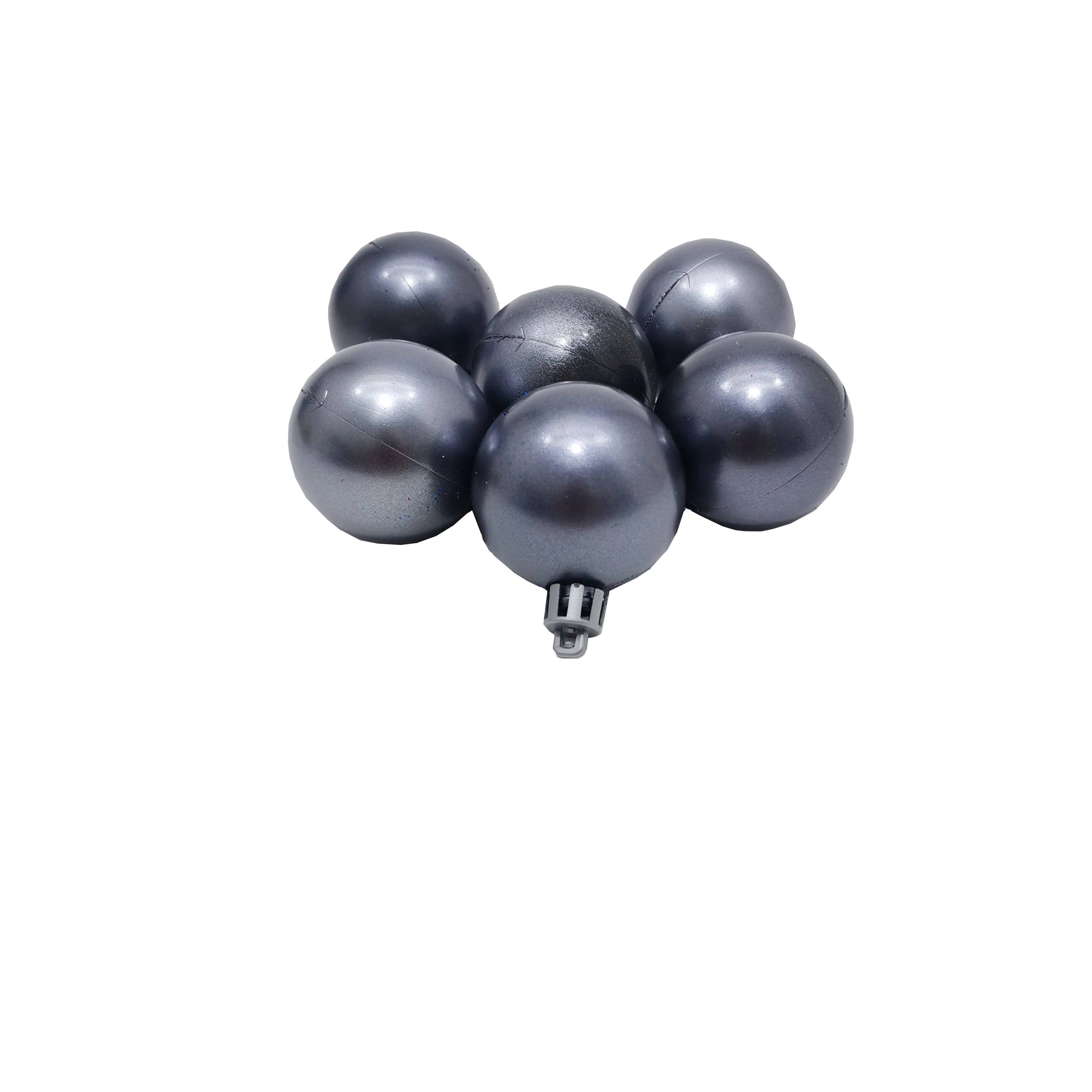 Yılbaşı Süsü 6’lı Metalize Renk Top Seti 4 cm