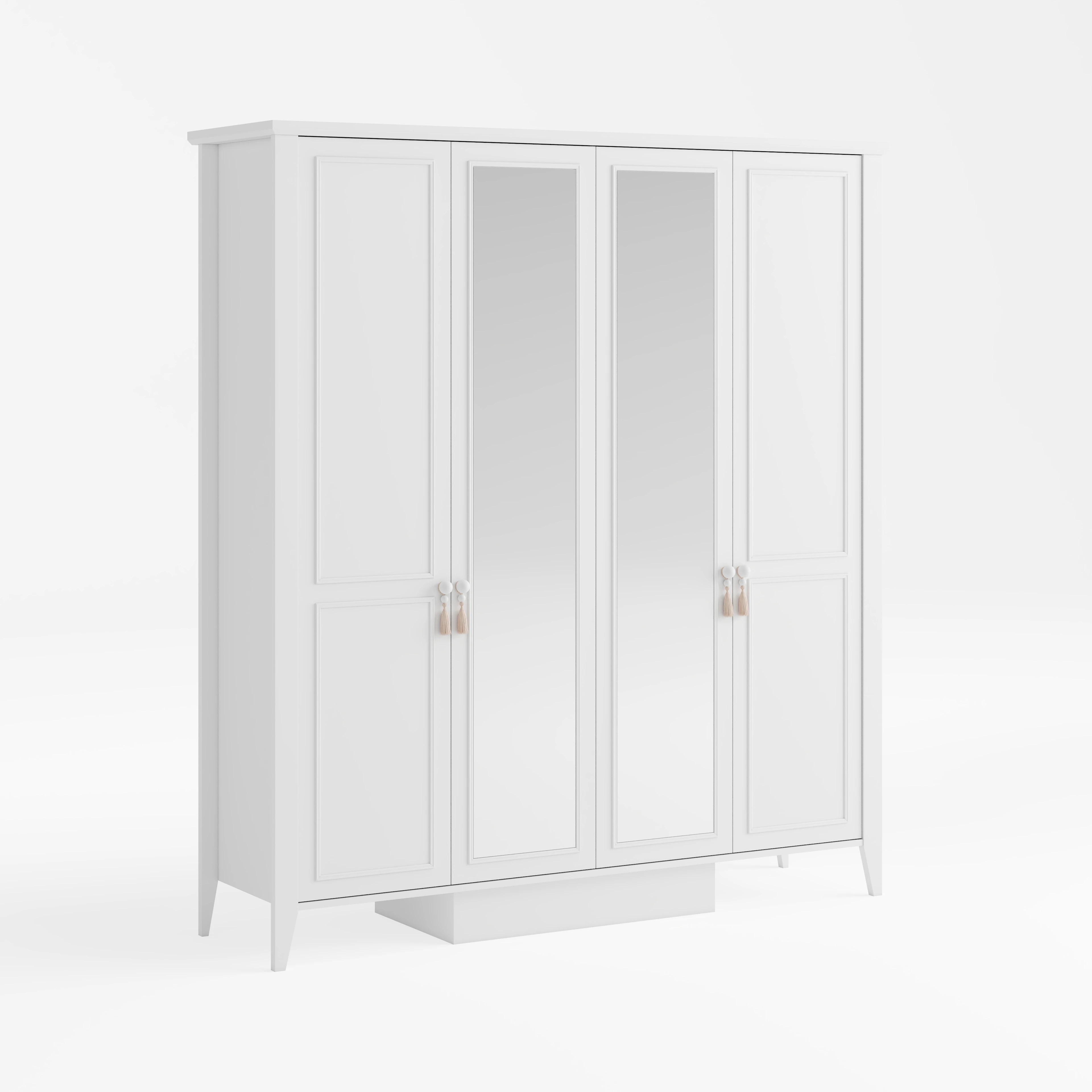 Siena Genç Odası - Beyaz - 3'lü Takım - Piyano Genç Odası