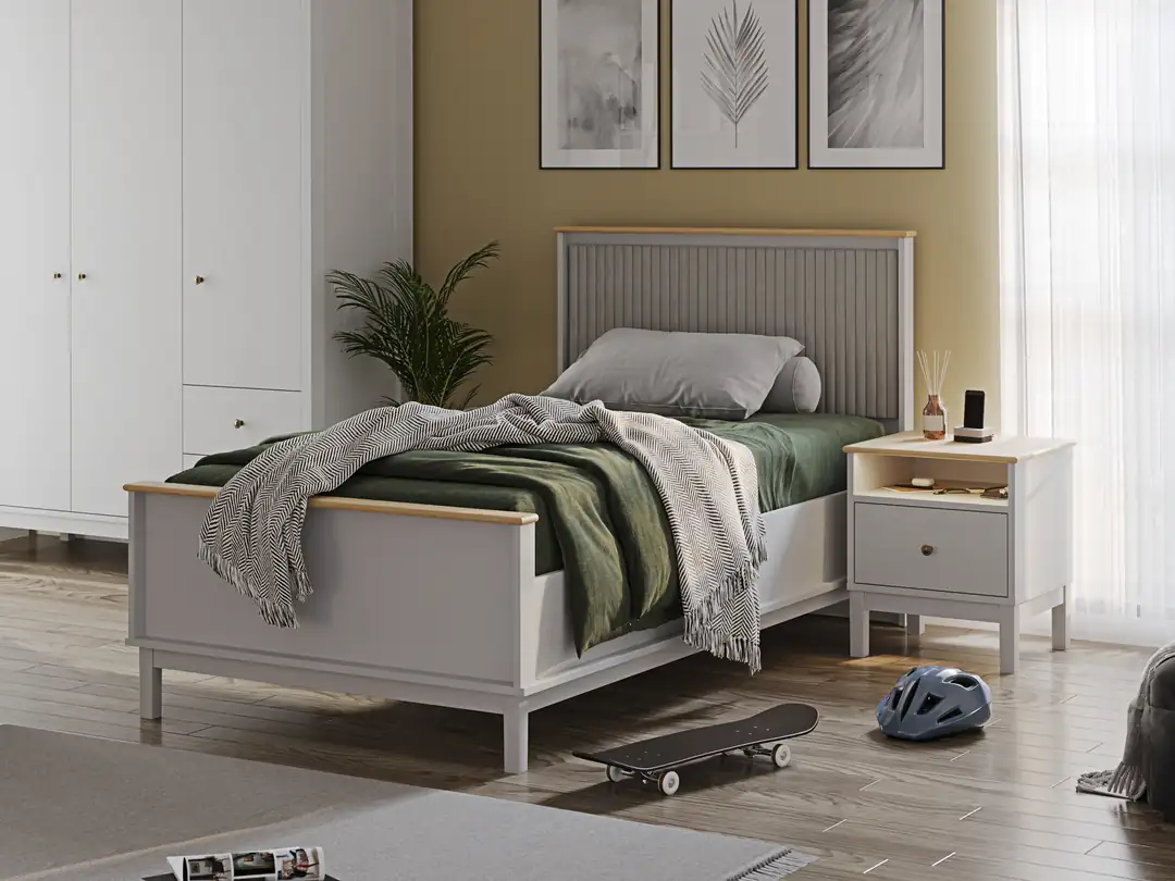 Etro Grey Baza Başlık 120 cm 2