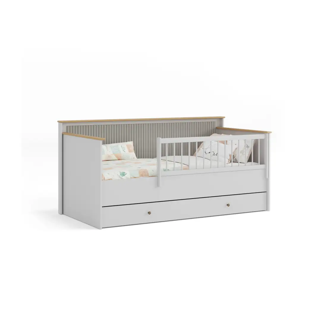 Etro Grey Montessori Karyola 90x200 4