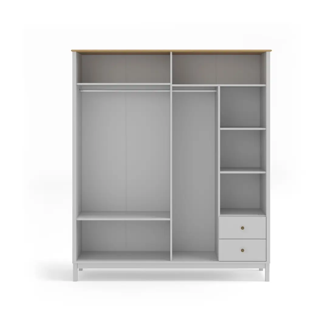 Etro Grey 4 Kapaklı Dolap 4