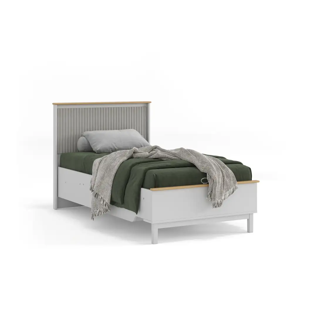 Etro Grey Başlıklı Baza 100X200 3