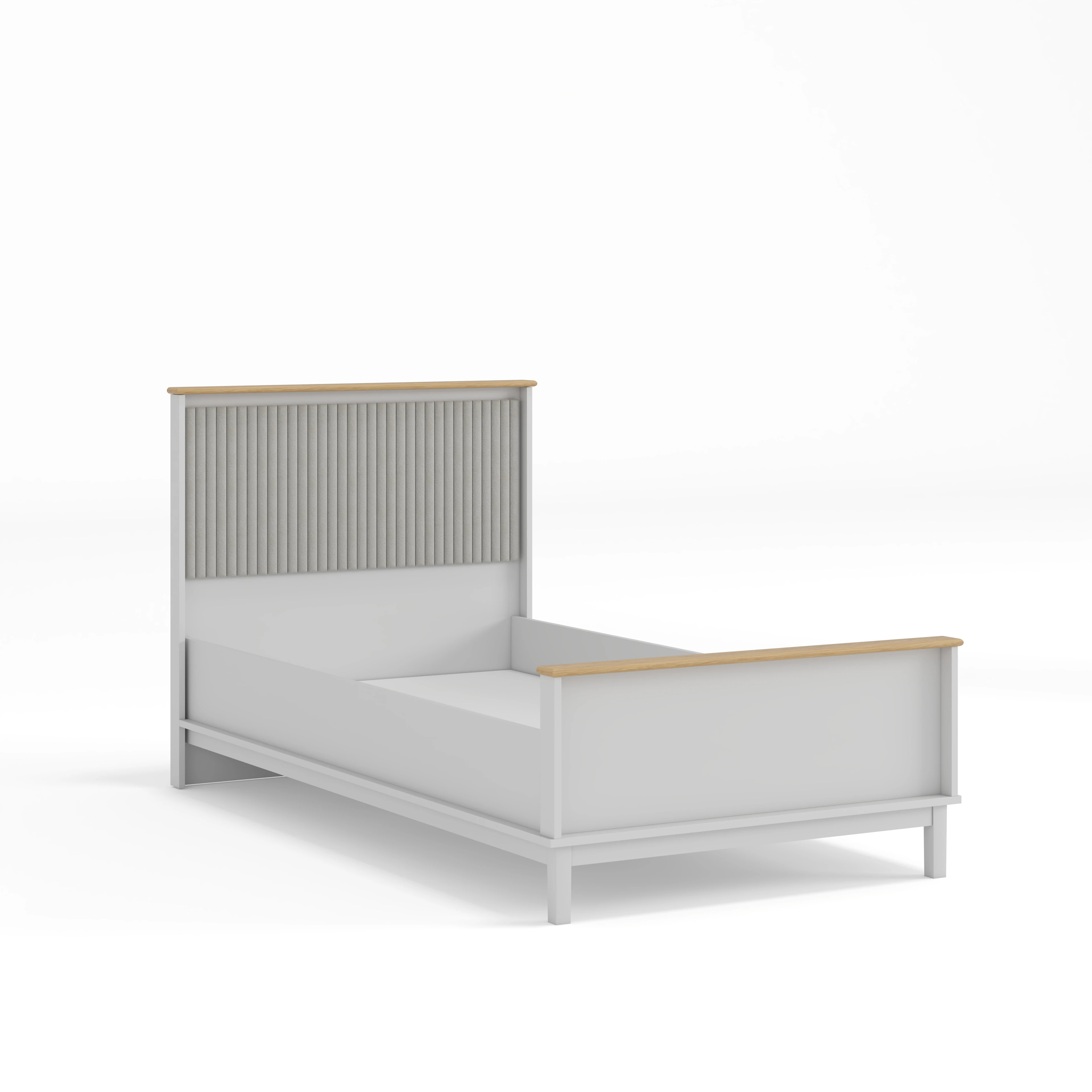 Etro Grey Karyola 100X200 - Gri - Piyano Genç Odası