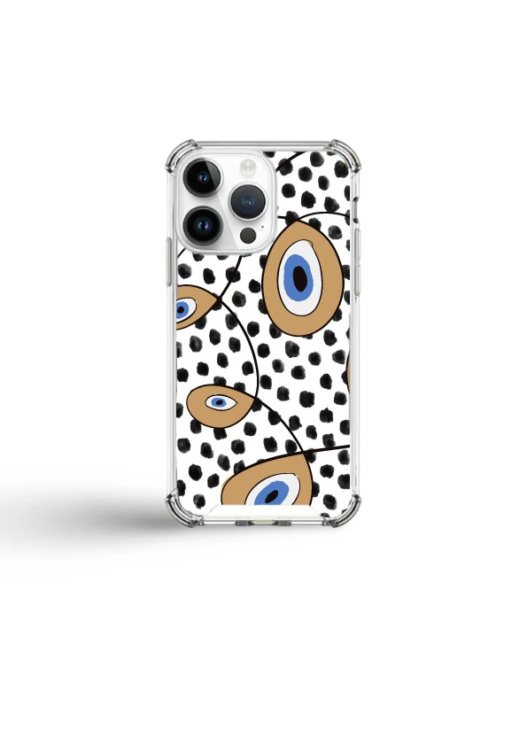 Apple iPhone Silikon Kılıf - Puan Desen - Puan & Nazar