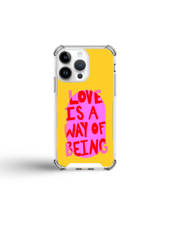 Apple iPhone Silikon Kılıf - Motto - Love is a way of being