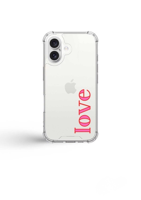 Apple iphone silikon kılıf - love