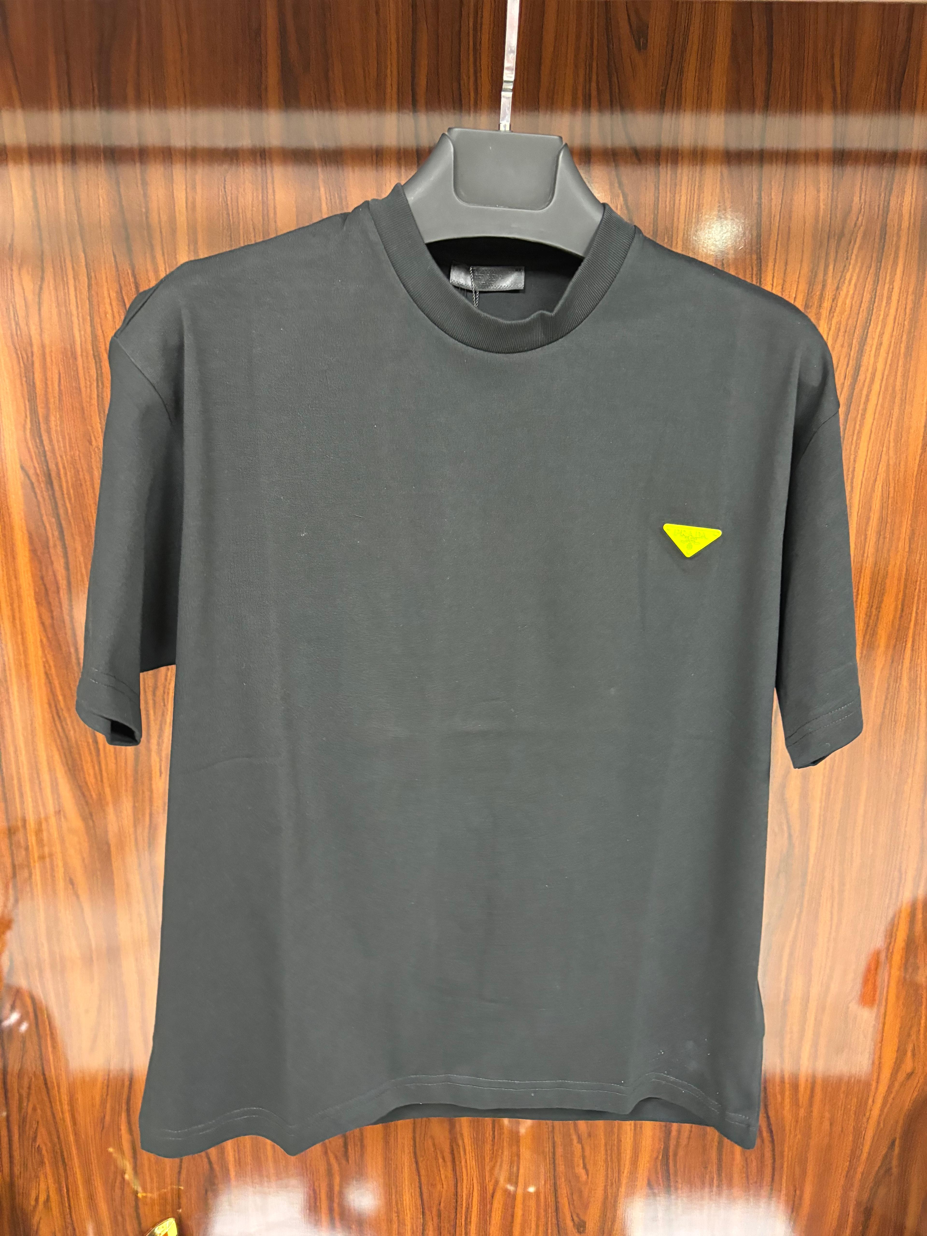 Prada Yello IRON LOGO T-Shirt