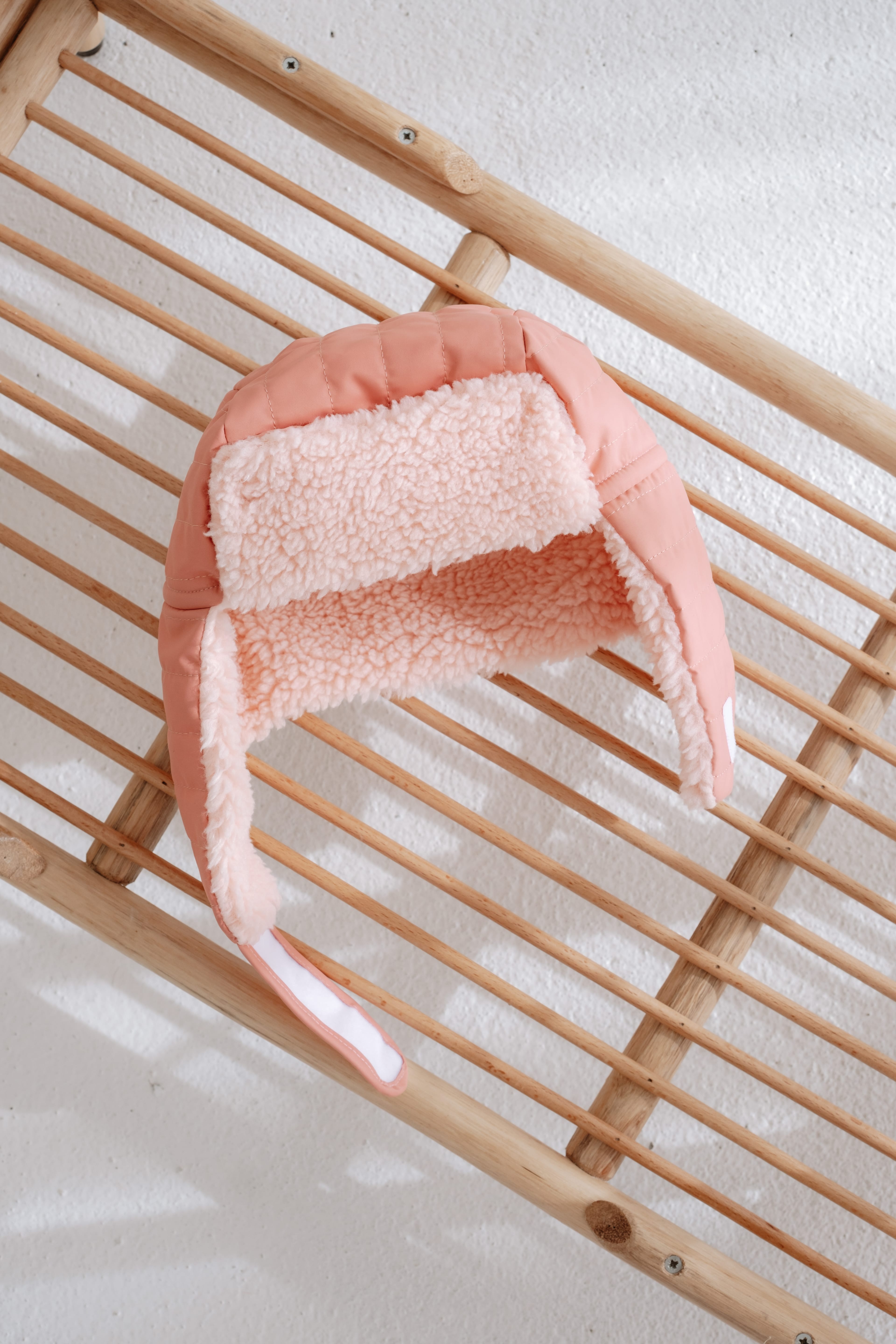 Su Geçirmez Kapitone İçi Polarlı Bere  - Pembe