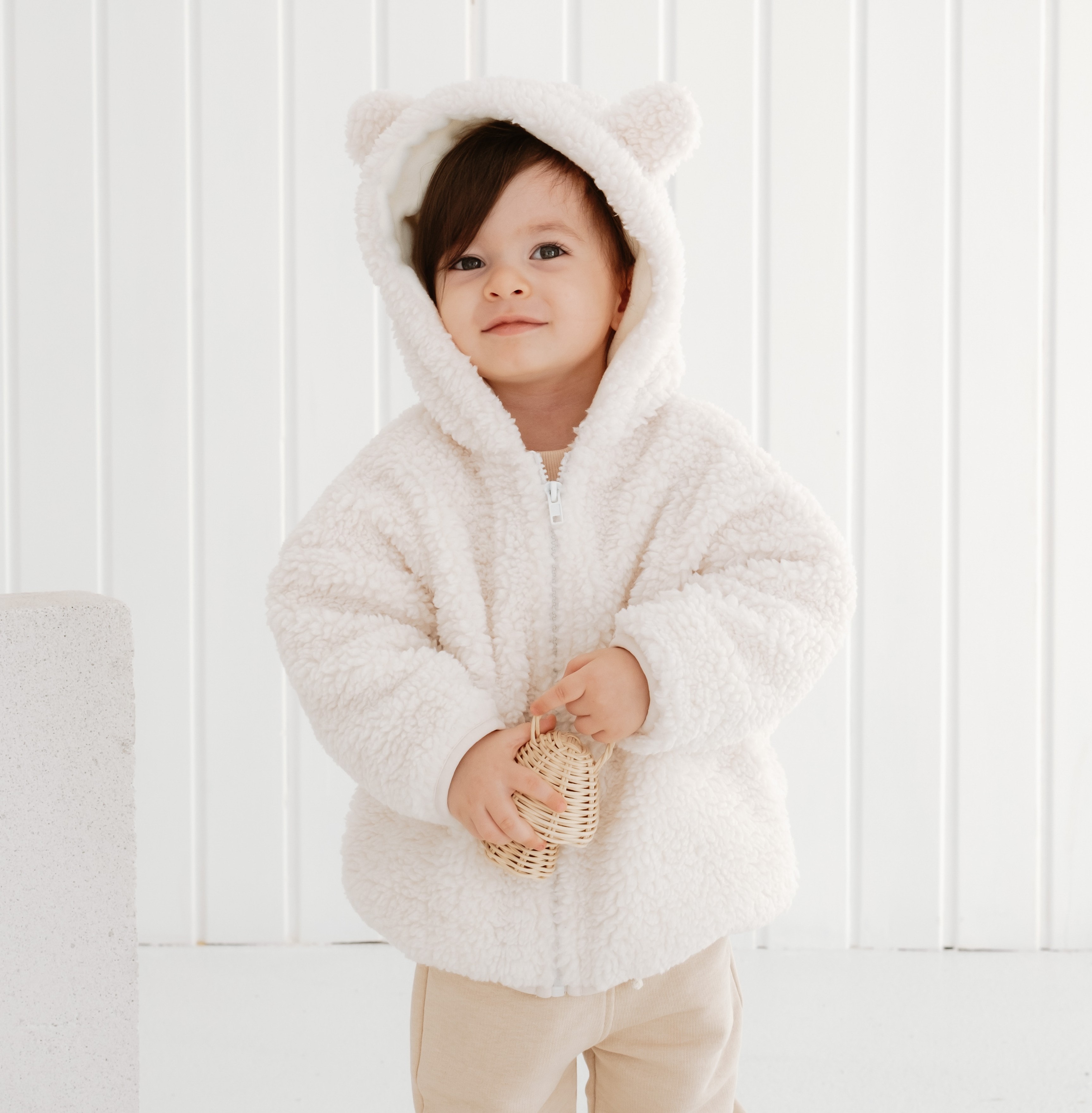 Kapüşonlu Teddy Mont