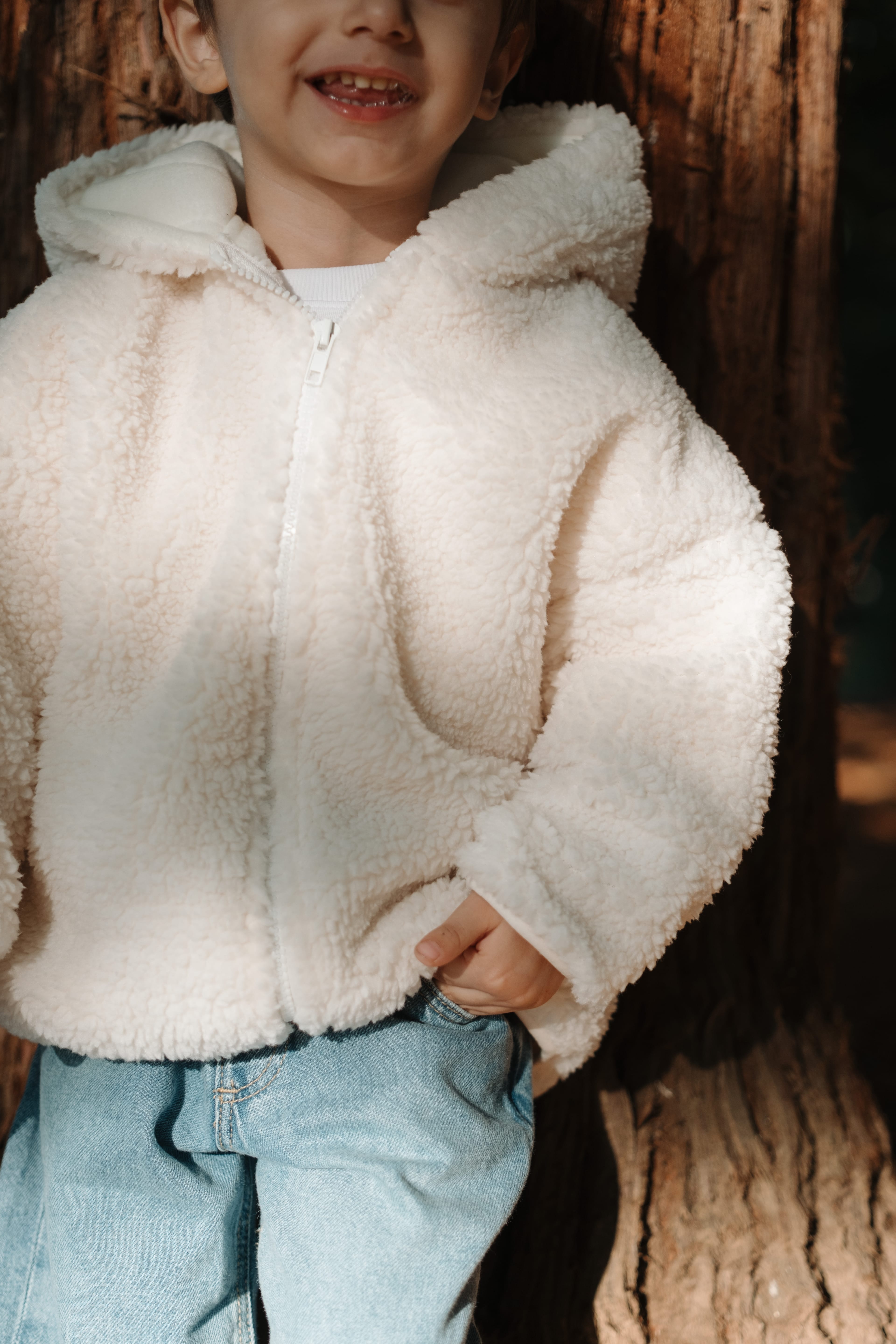 Kapüşonlu Teddy Mont