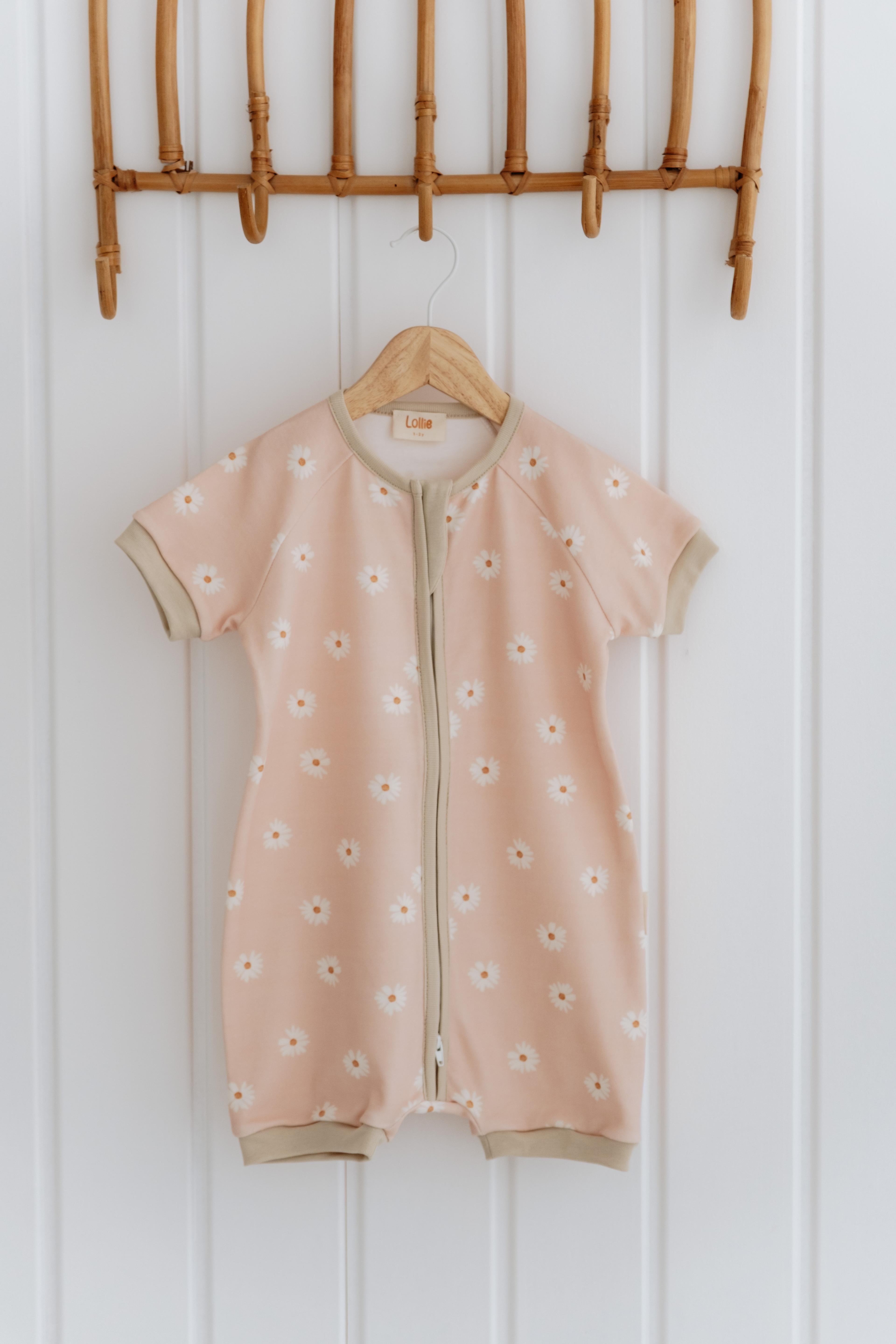 0.5 Tog Uyku Tulumu - Pink Daisy
