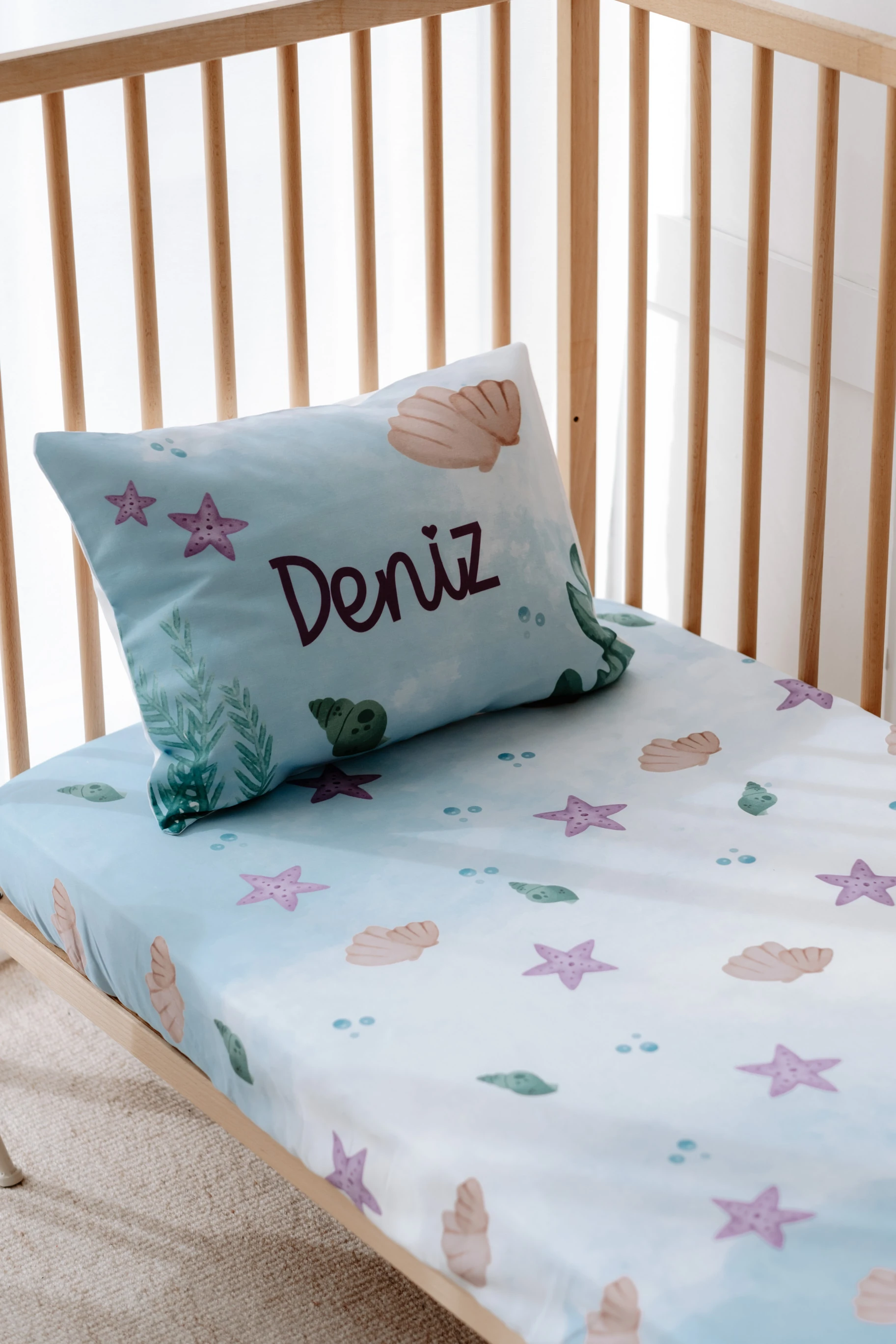 Lastikli Çarşaf Takımı - Little Mermaid