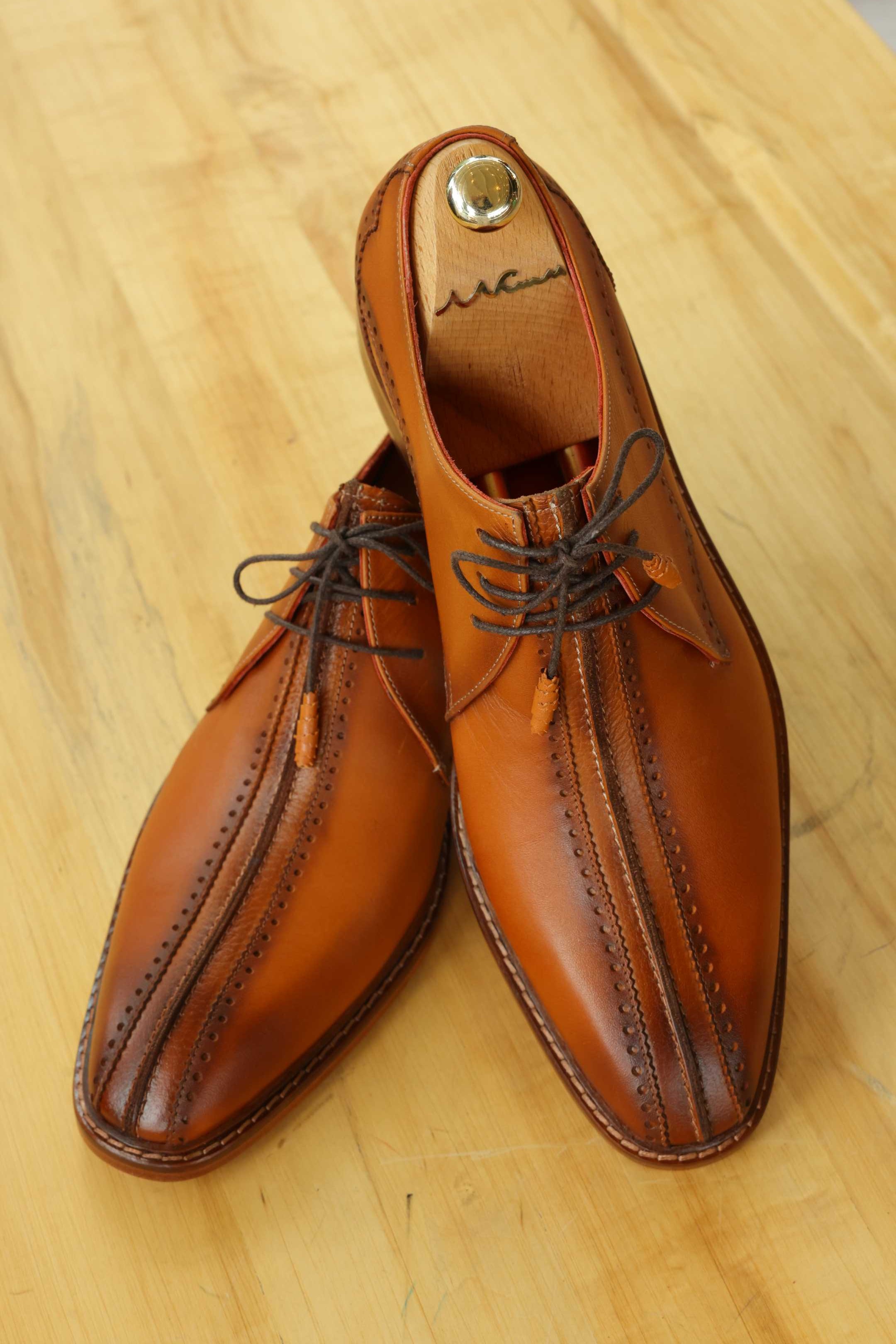 Kahverengi Klasik Deri Ayakkabı