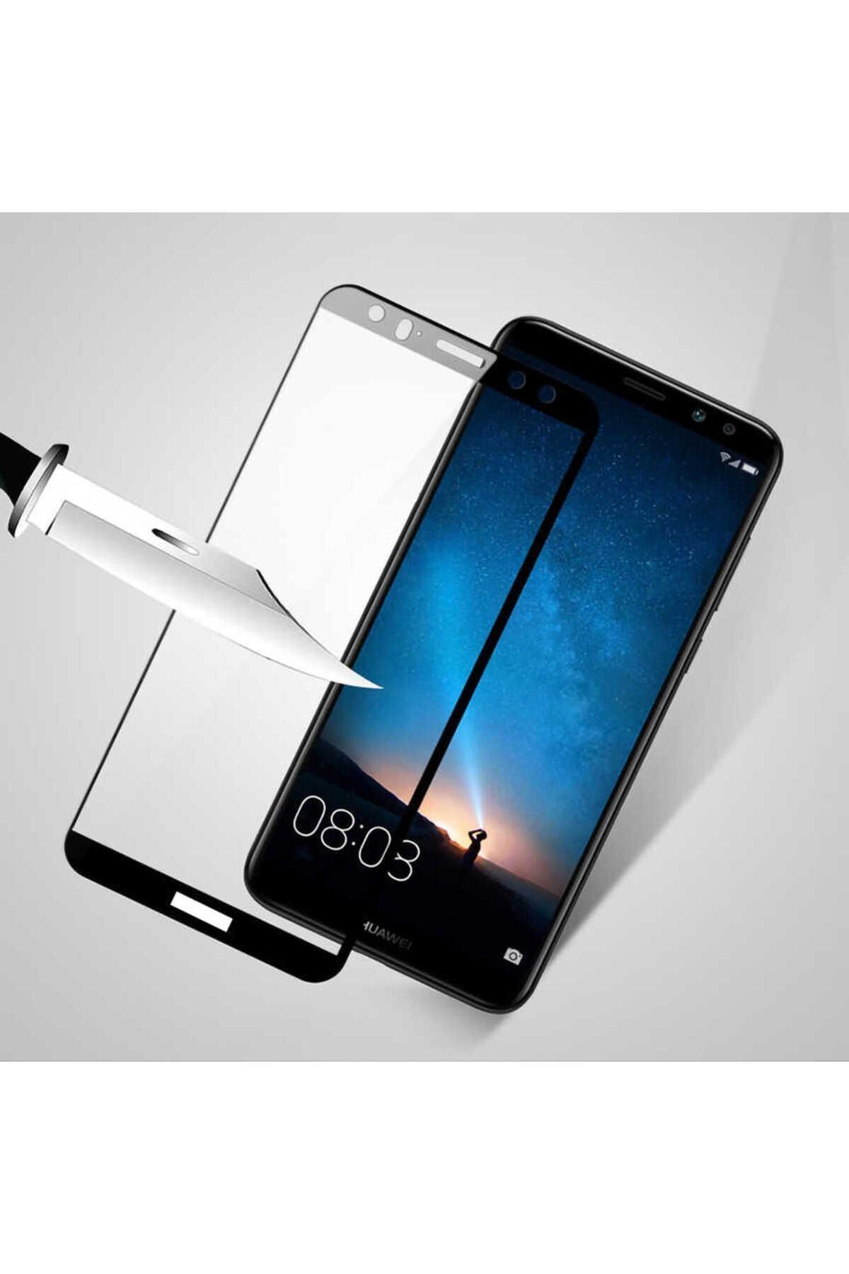 Huawei Mate 10 Lite Uyumlu Davin 5D Cam Zore Ekran Koruyucu