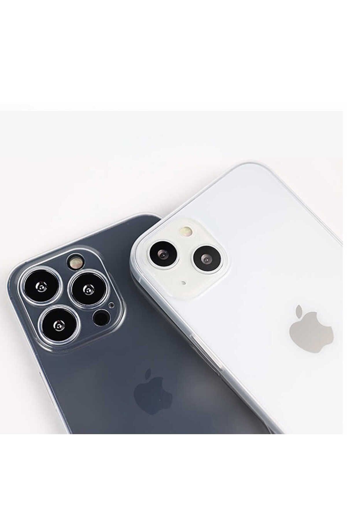 iPhone 13 Mini Uyumlu Zore Blok Kılıf-Renksiz