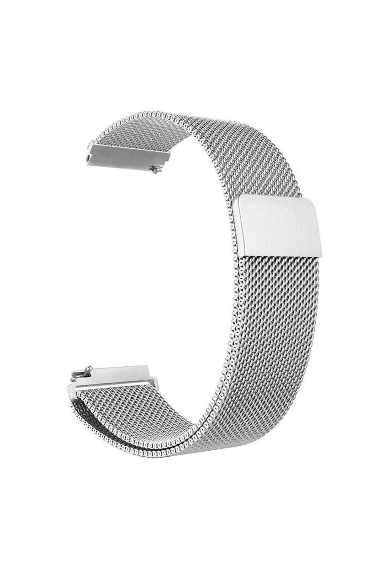 Galaxy Watch 42mm (20mm) Uyumlu KRD-12 Metal Zore Kordon-Gold