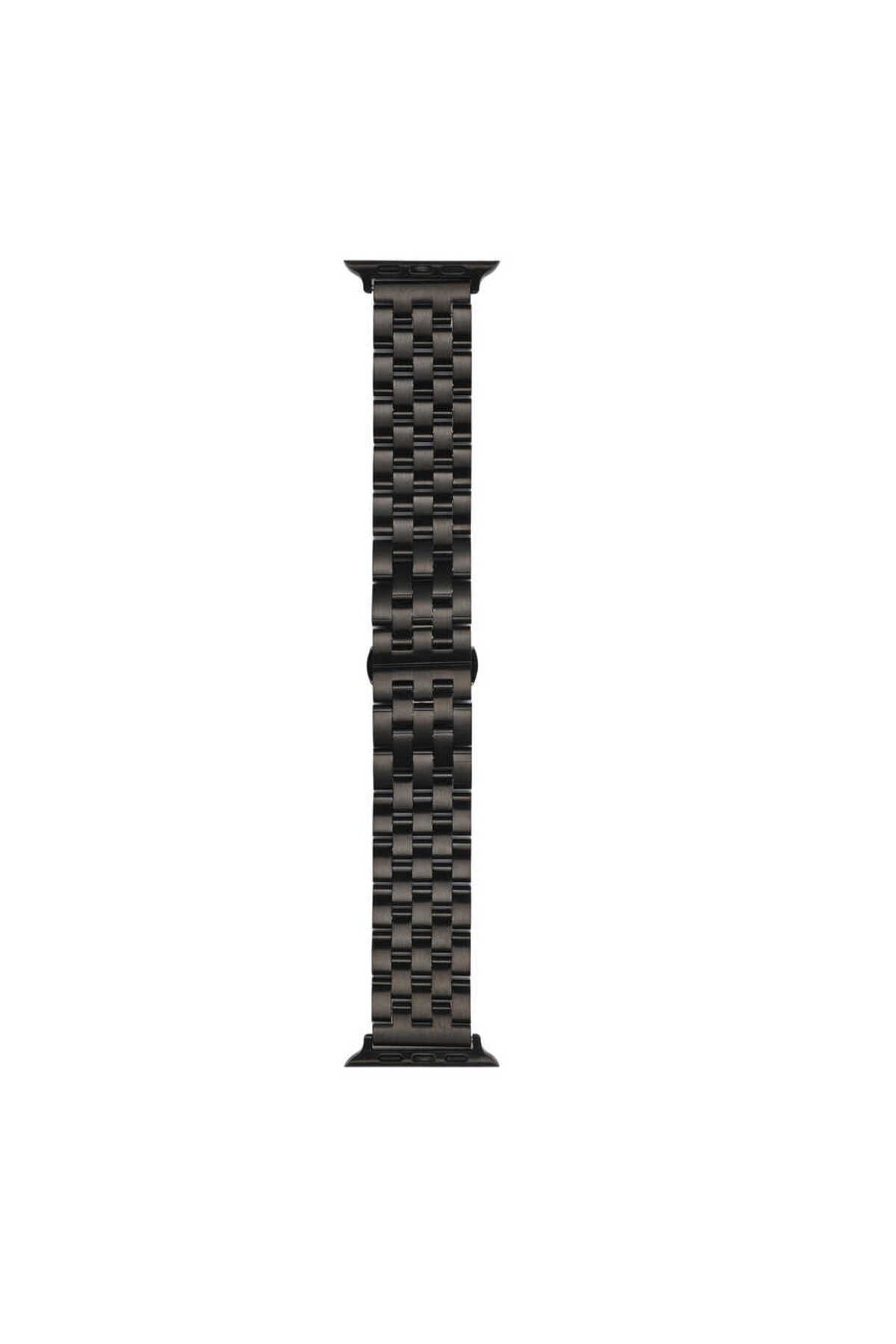 Watch 44mm Uyumlu KRD-20 Metal Zore Kordon-Rose Gold
