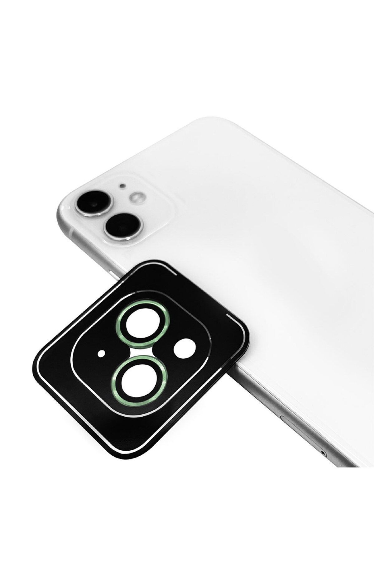 Apple iPhone 11 Uyumlu Zore CL-09 Kamera Lens Koruyucu, Açık Yeşil