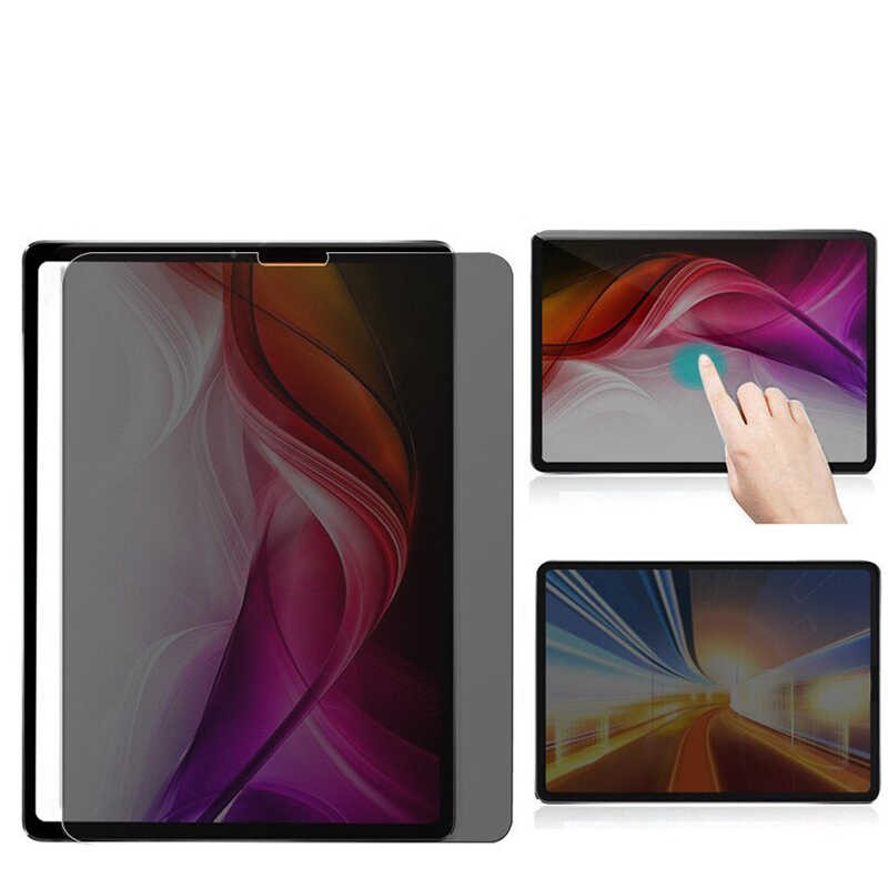 iPad Pro 12.9 2022 M2 Zore Tablet Privacy Temperli Cam Ekran Koruyucu