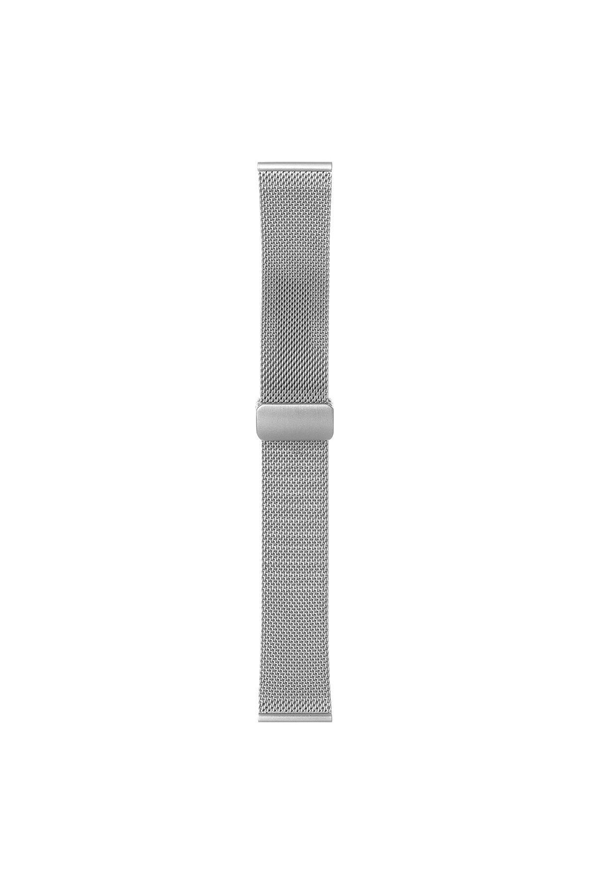 Xiaomi Amazfit Pace Uyumlu KRD-85 22mm Metal Zore Kordon-Siyah