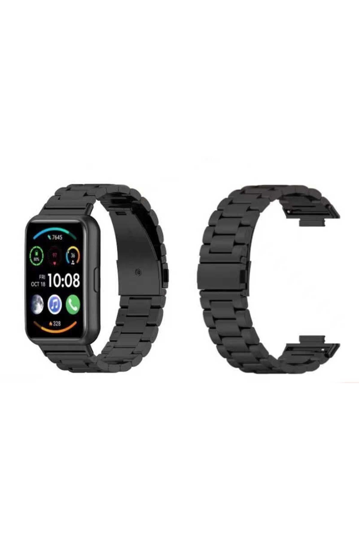 Huawei Watch Fit 2 Metal Kordon Dönüştürücü DRP- Siyah