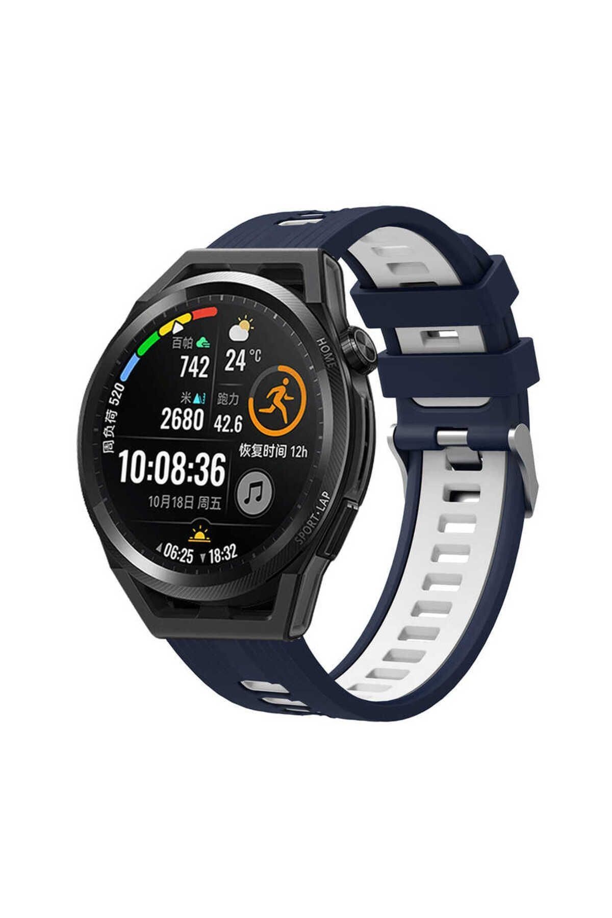 Xiaomi Amazfit Pace KRD-55 Uyumlu Zore Kordon-Lacivert