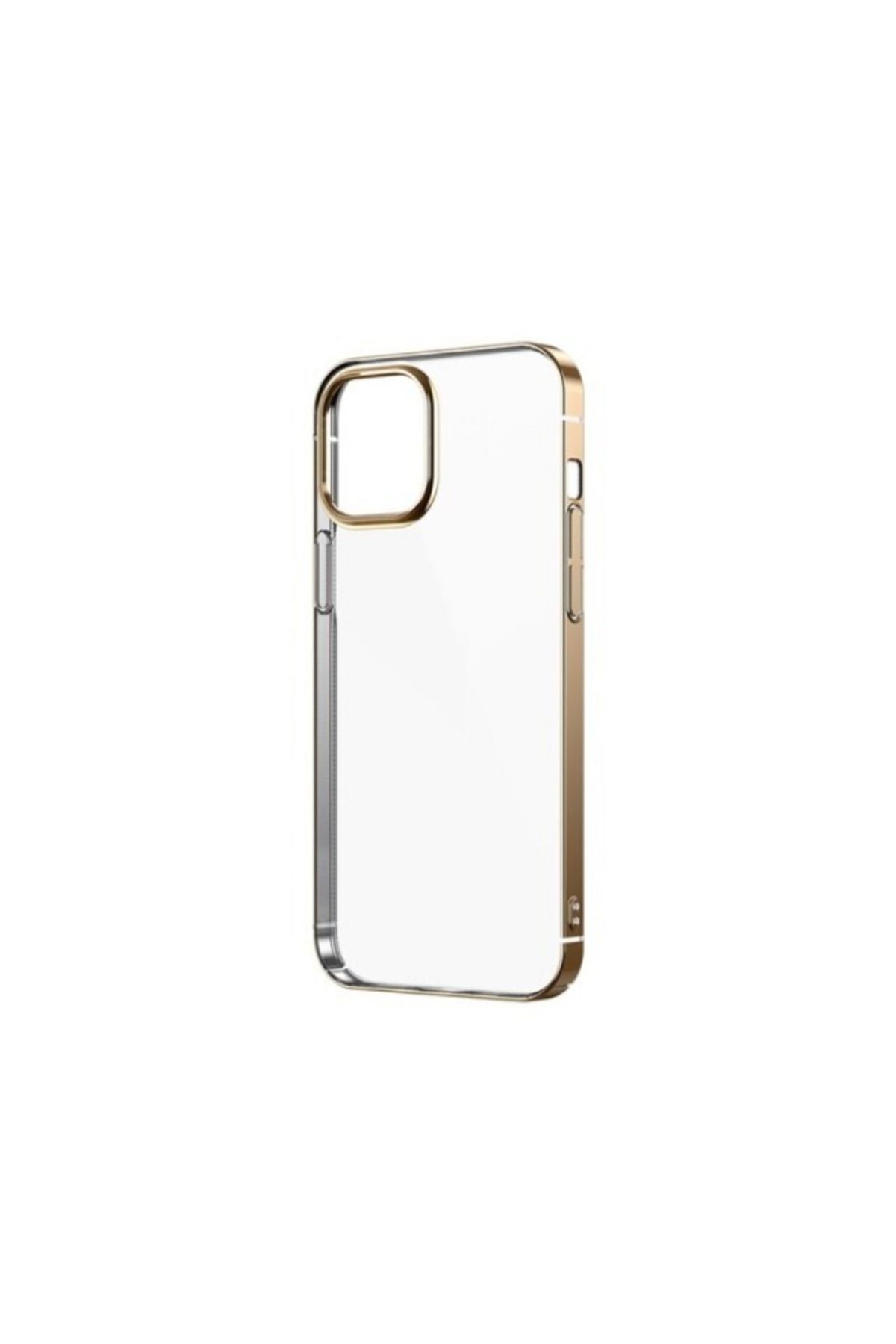 iPhone 12 Pro Max Uyumlu Zore Pixel Kılıf-Gold