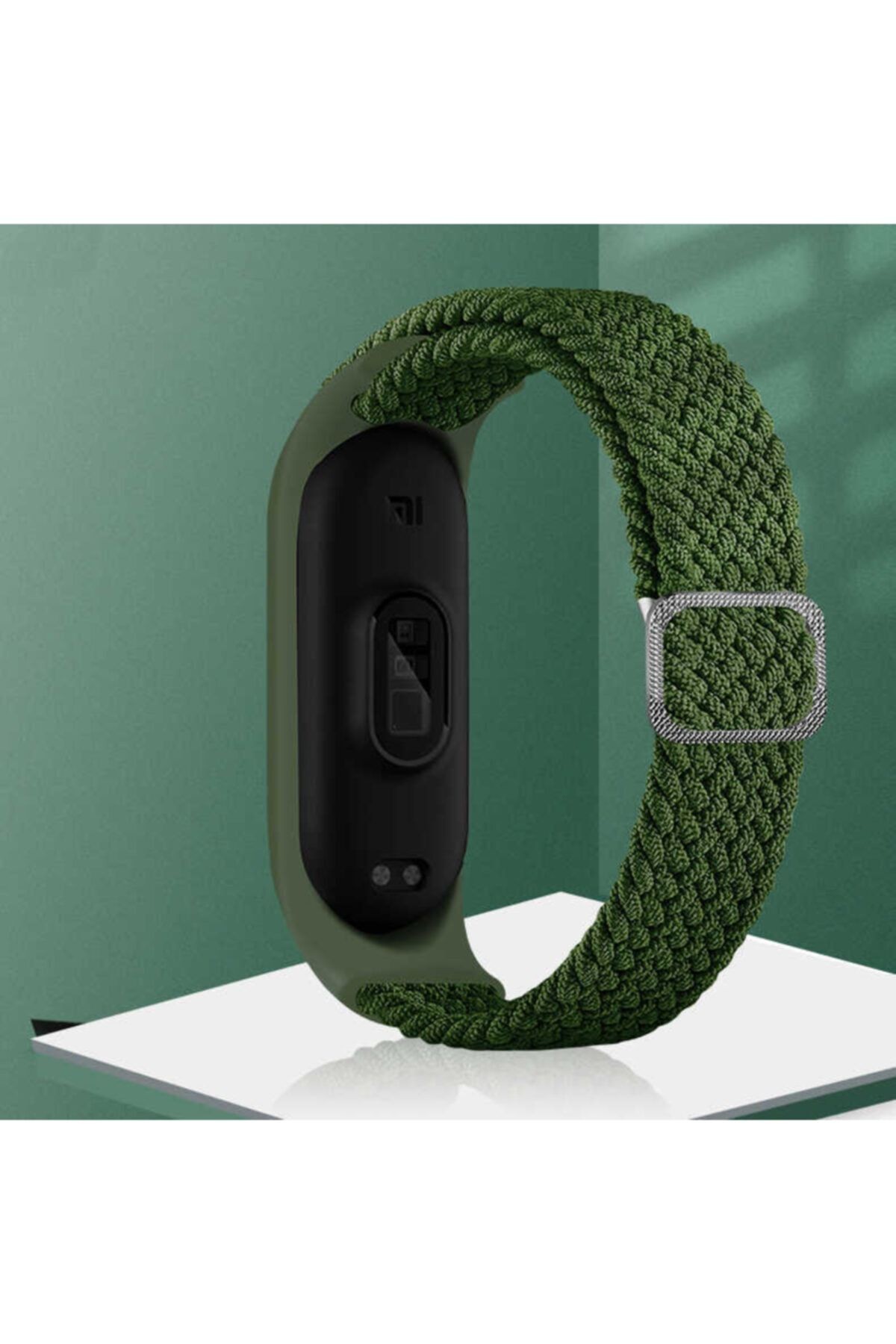 Xiaomi Mi Band 5 Krd-49 Örgü Kordon Renk Papaya Uyumlu