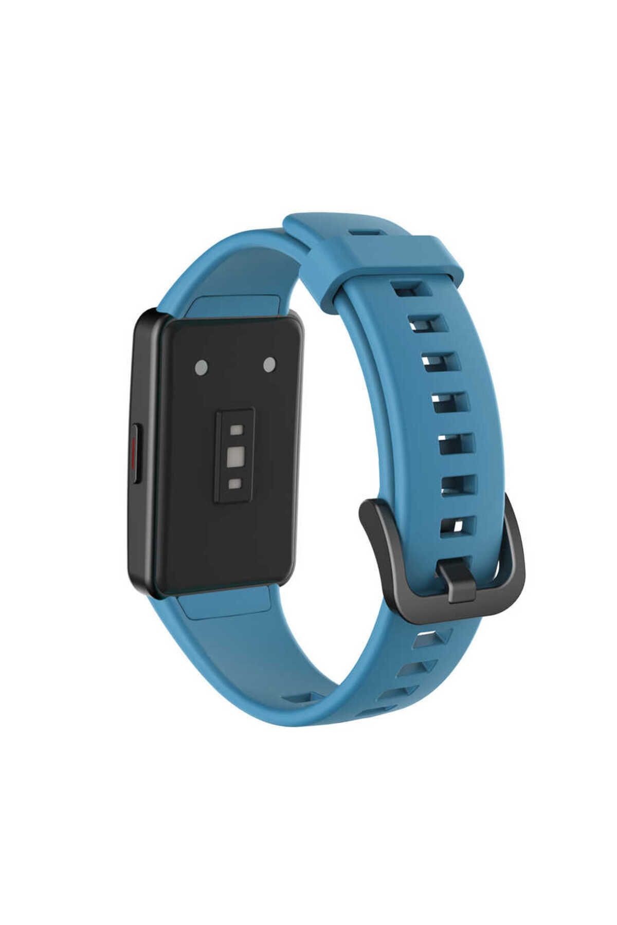 Huawei Band 6 Uyumlu KRD-47 Uyumlu Zore Kordon-Koyu Yeşil