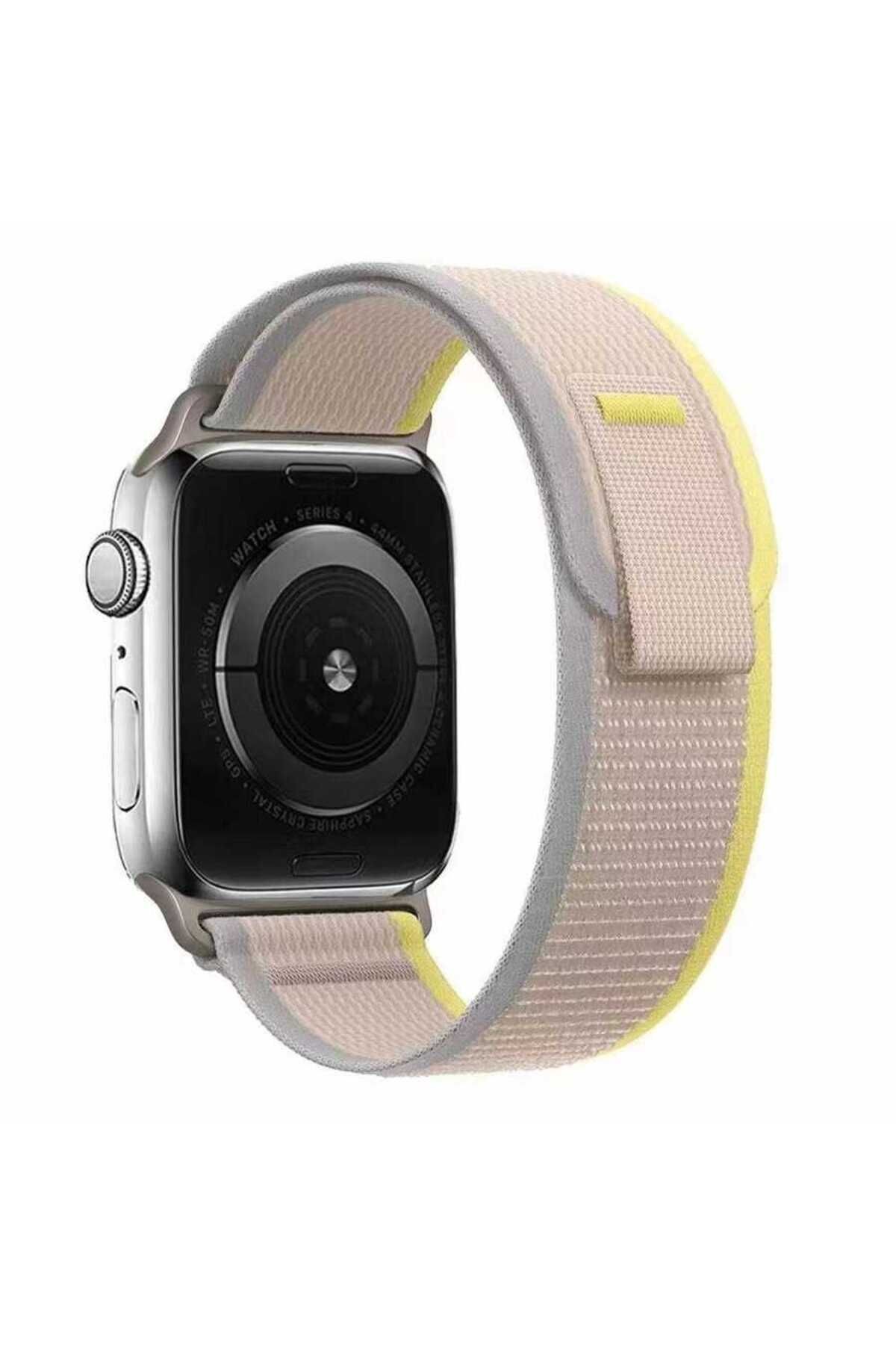 Apple Watch 7 45mm Zore KRD-77 Hasır Kordon