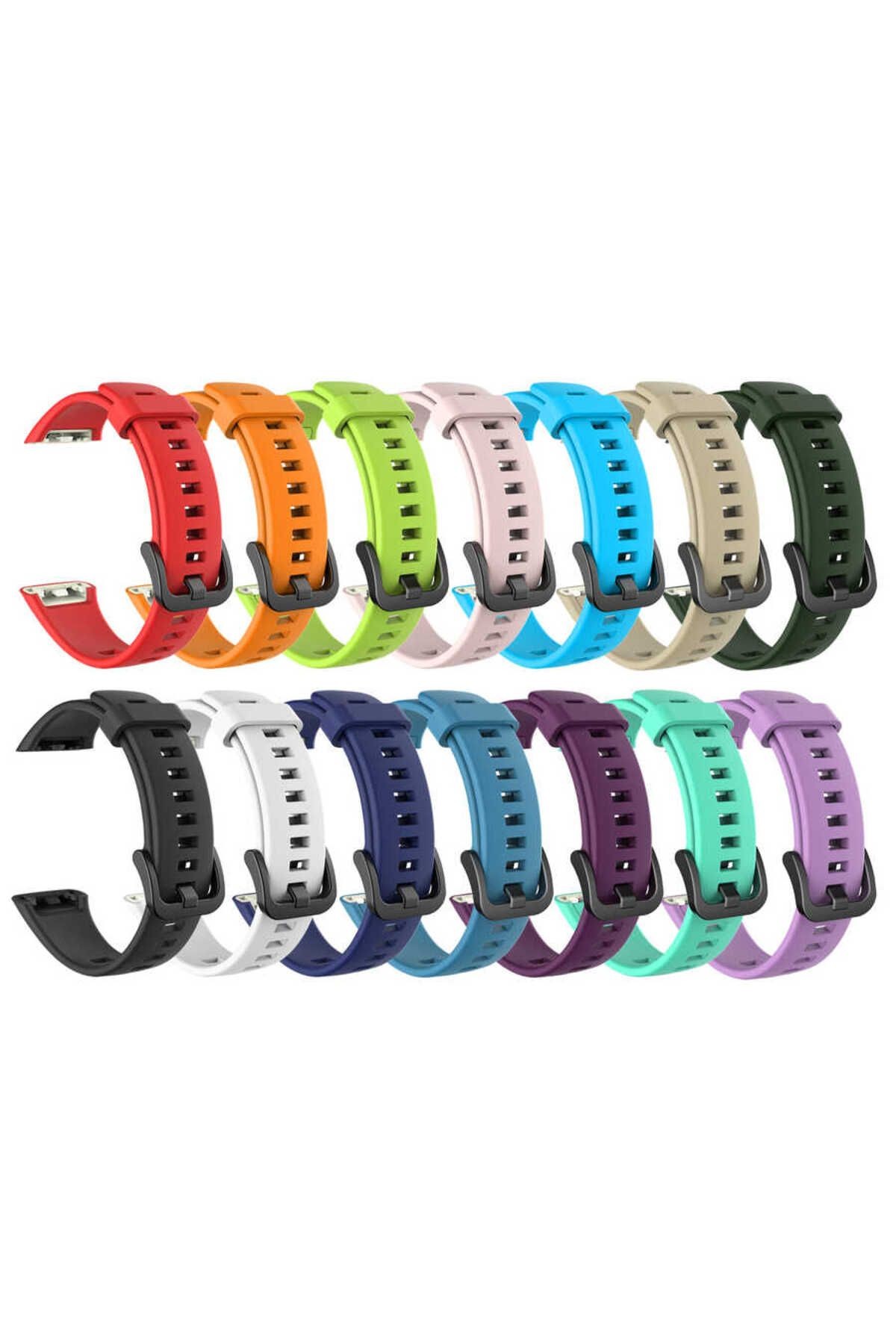 Huawei Band 6 Uyumlu KRD-47 Uyumlu Zore Kordon-Koyu Yeşil