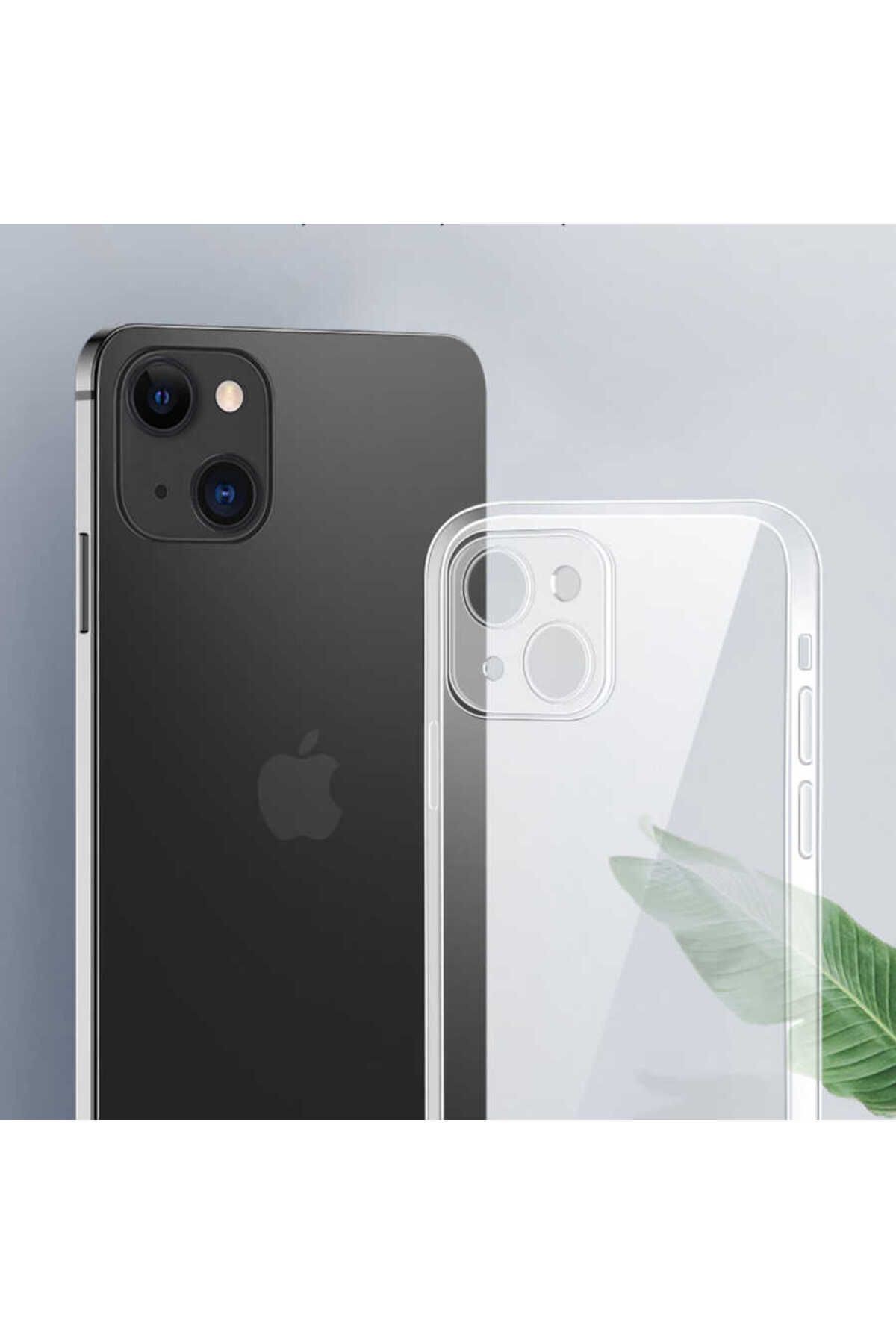 iPhone 13 Mini Uyumlu Zore Blok Kılıf-Renksiz