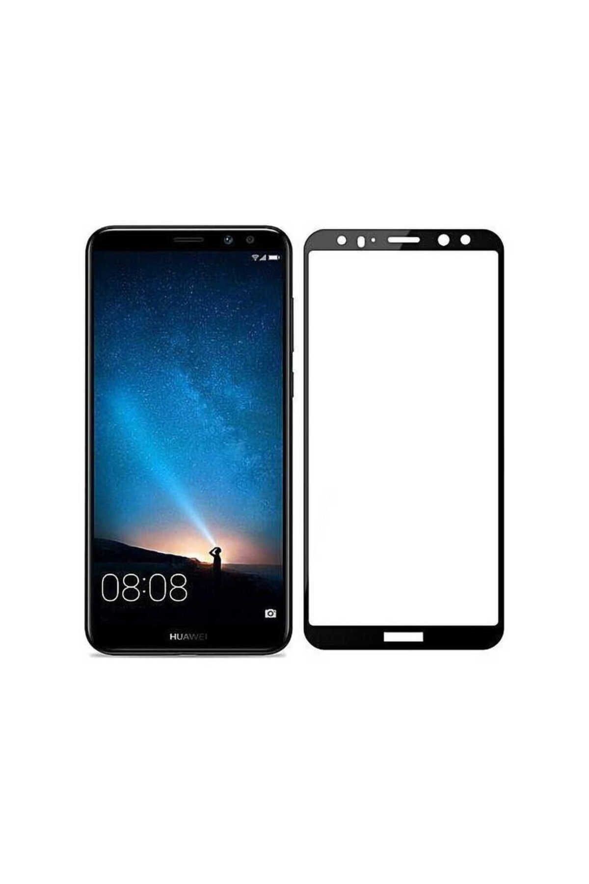Huawei Mate 10 Lite Uyumlu Davin 5D Cam Zore Ekran Koruyucu
