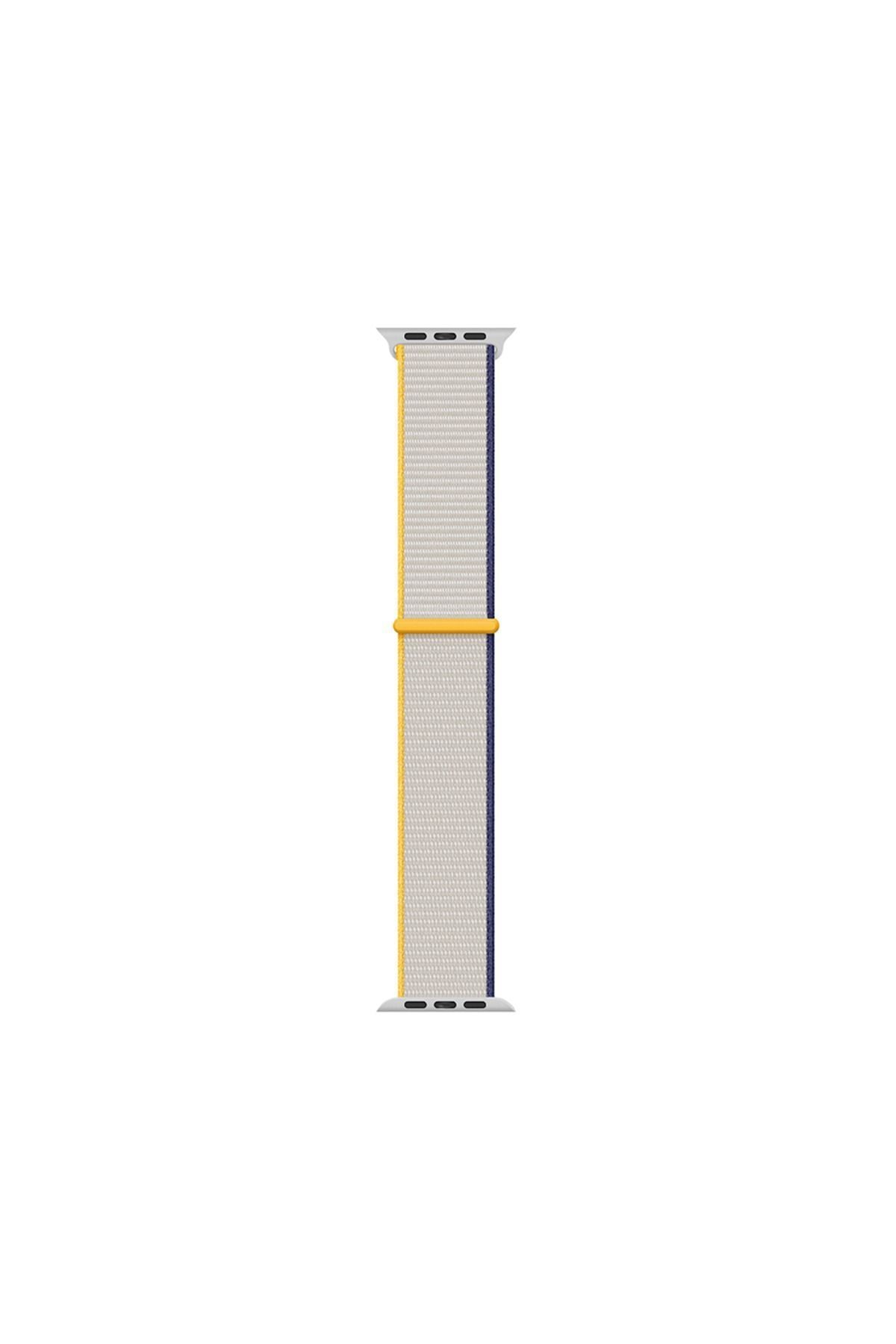 Watch 40mm Kordon Band-03 Serisi Hasır Strap Kayış-Sea Salt