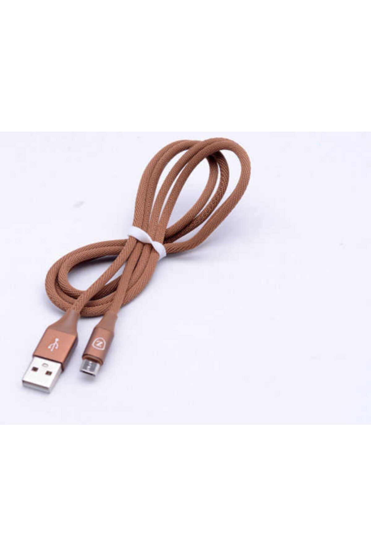 Kahverengi Metal Uçlu 8600 Micro Usb Kablo-btz