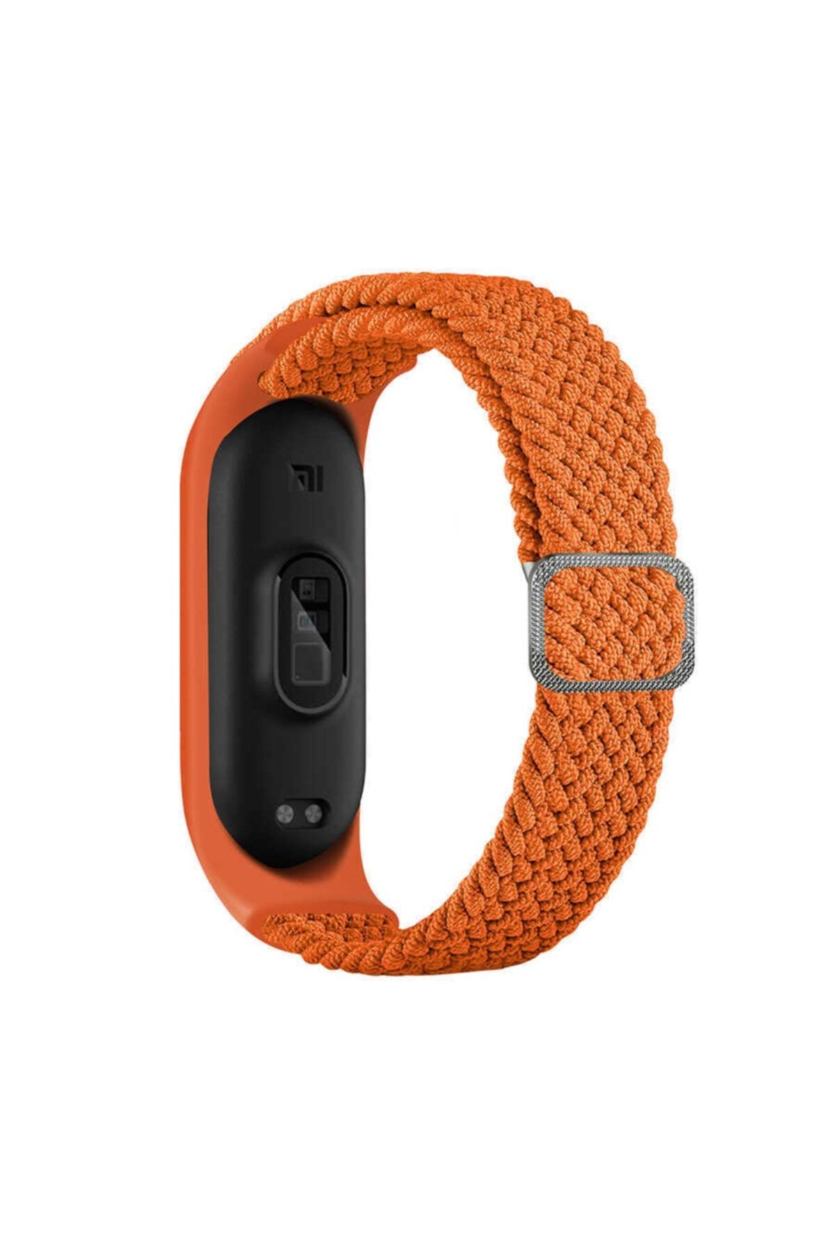 Xiaomi Mi Band 5 Krd-49 Örgü Kordon Renk Papaya Uyumlu