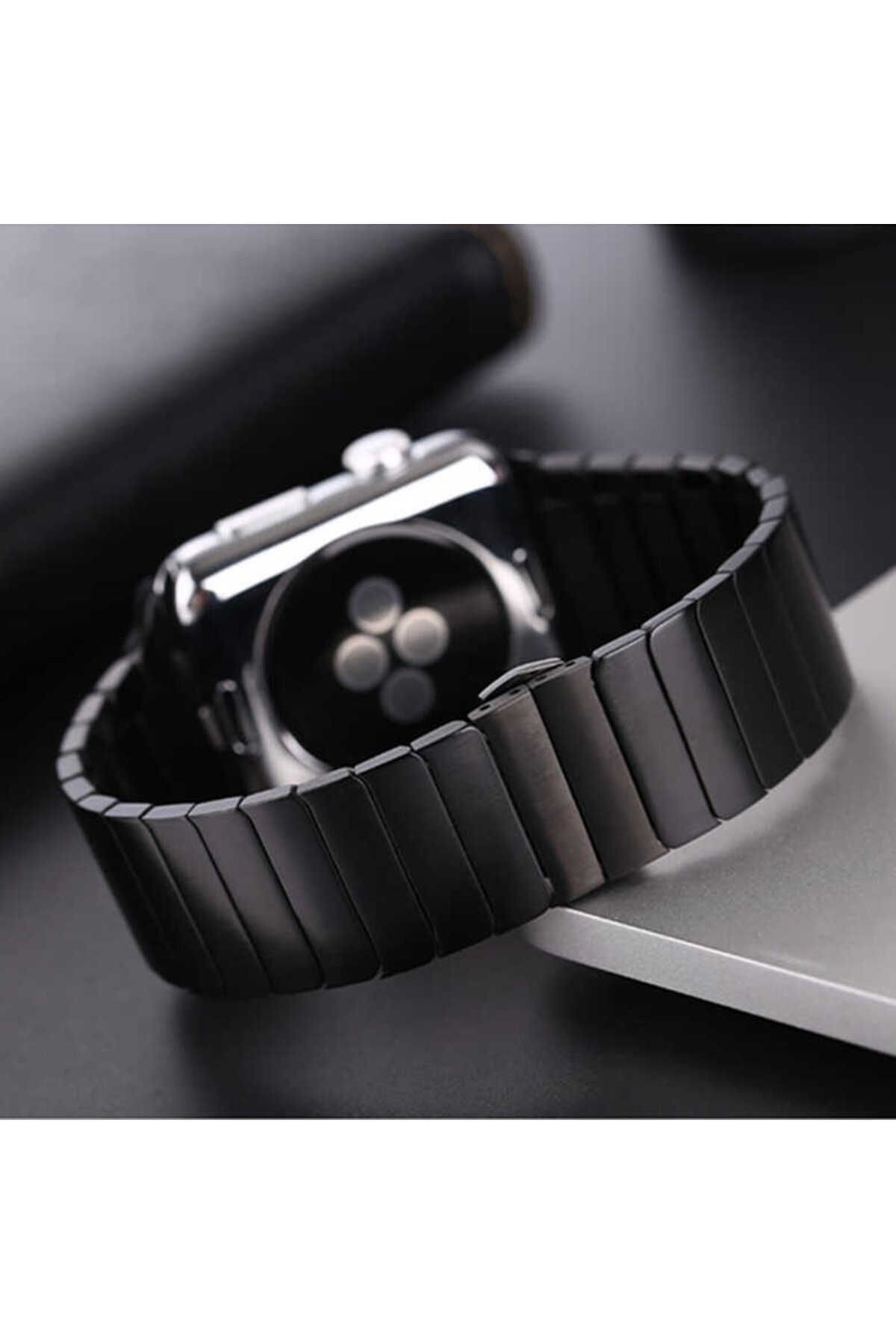 Watch 42mm Uyumlu KRD-16 Seramik Zore Kordon-Beyaz
