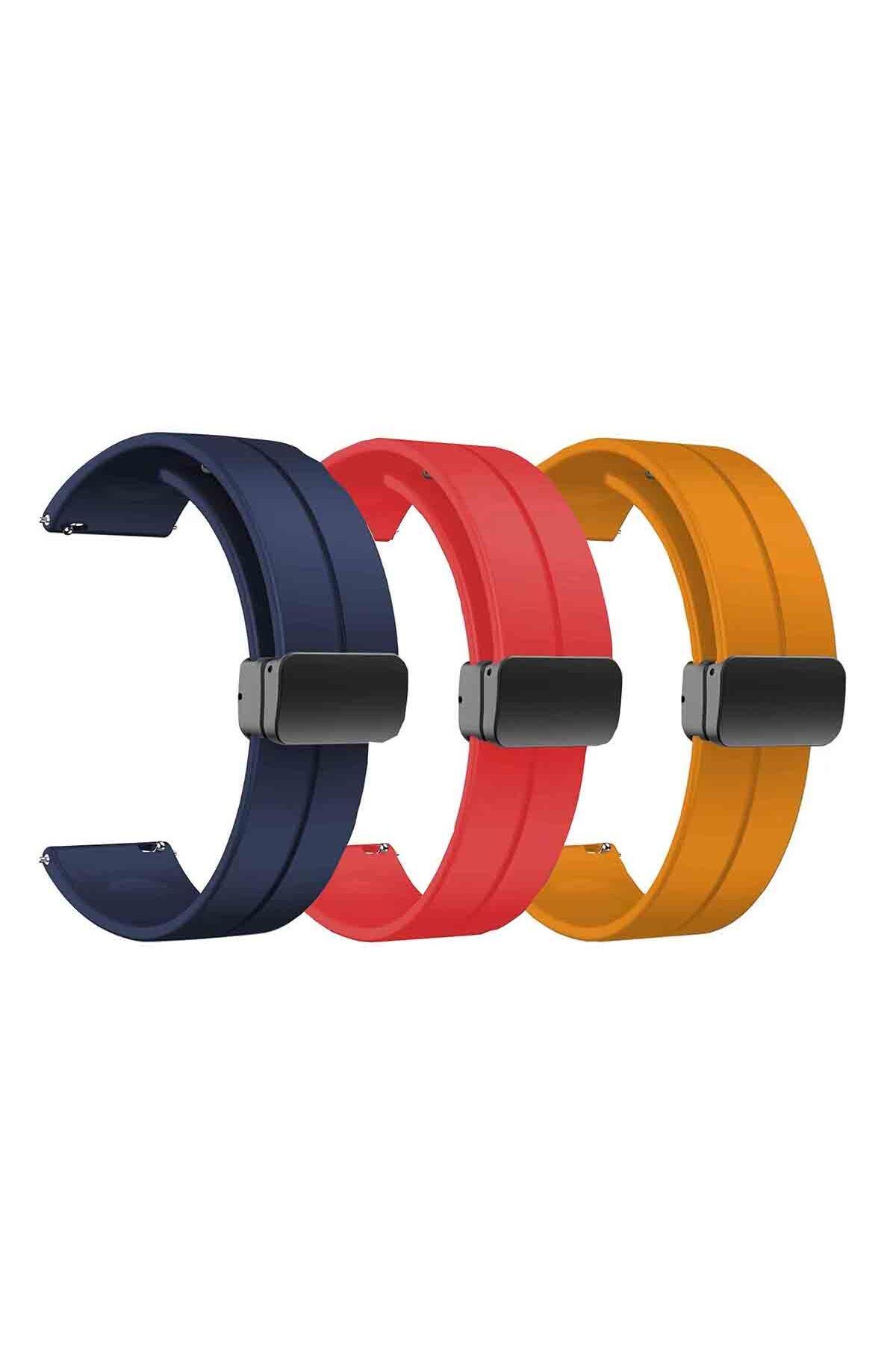 Huawei GT2 46mm KRD-84 22mm Uyumlu Zore Kordon-Koyu Yeşil