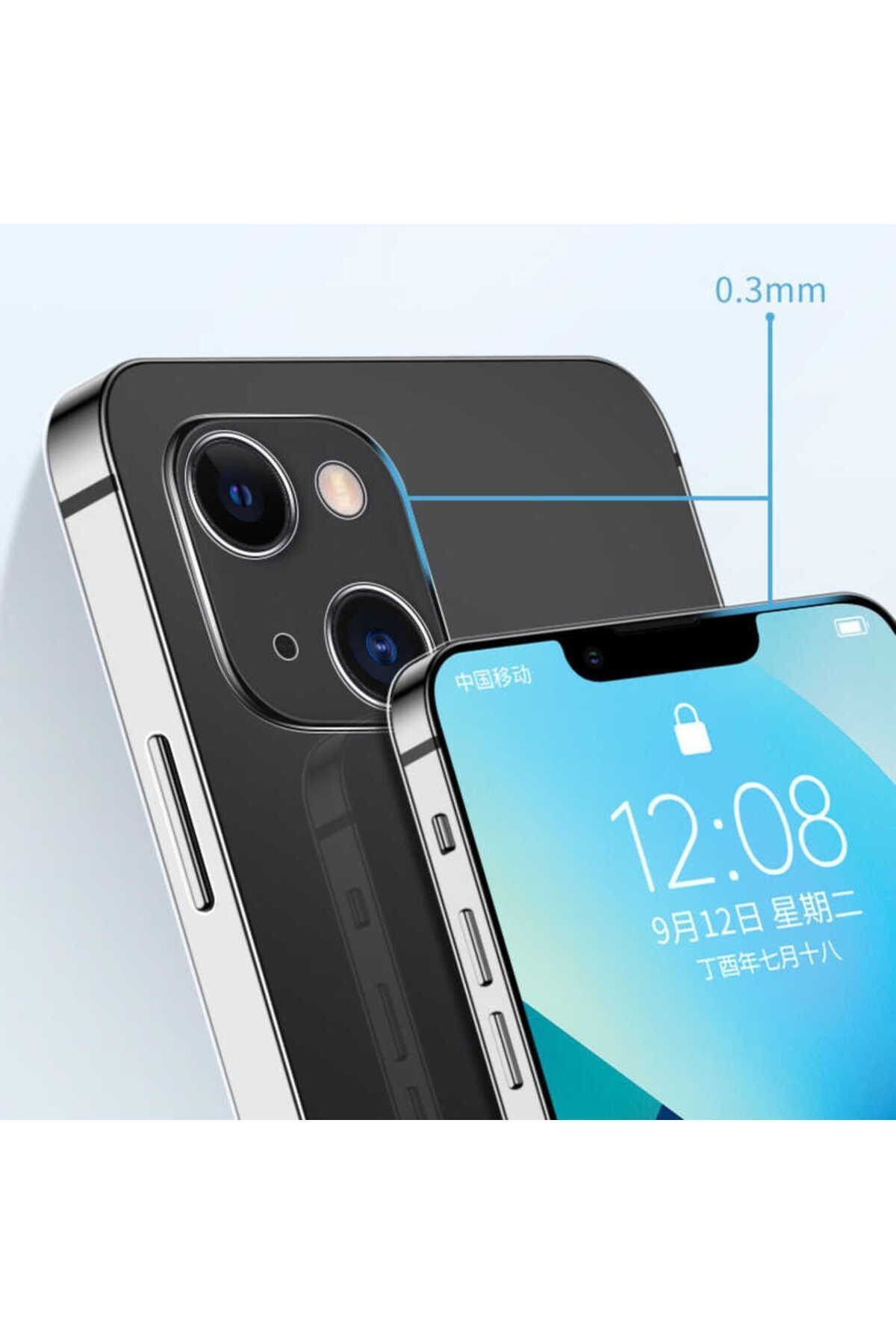 iPhone 13 Mini Uyumlu Zore Blok Kılıf-Renksiz