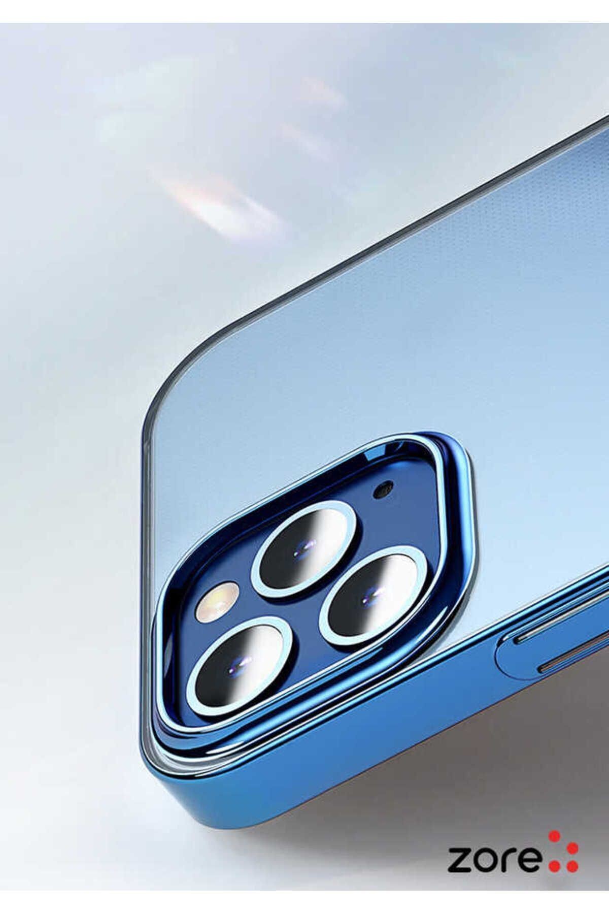 iPhone 12 Pro Max Uyumlu Zore Pixel Kılıf-Gold