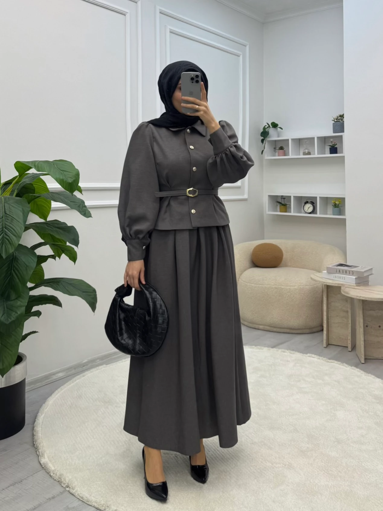 Royal Flow İkili Takım - Antrasit