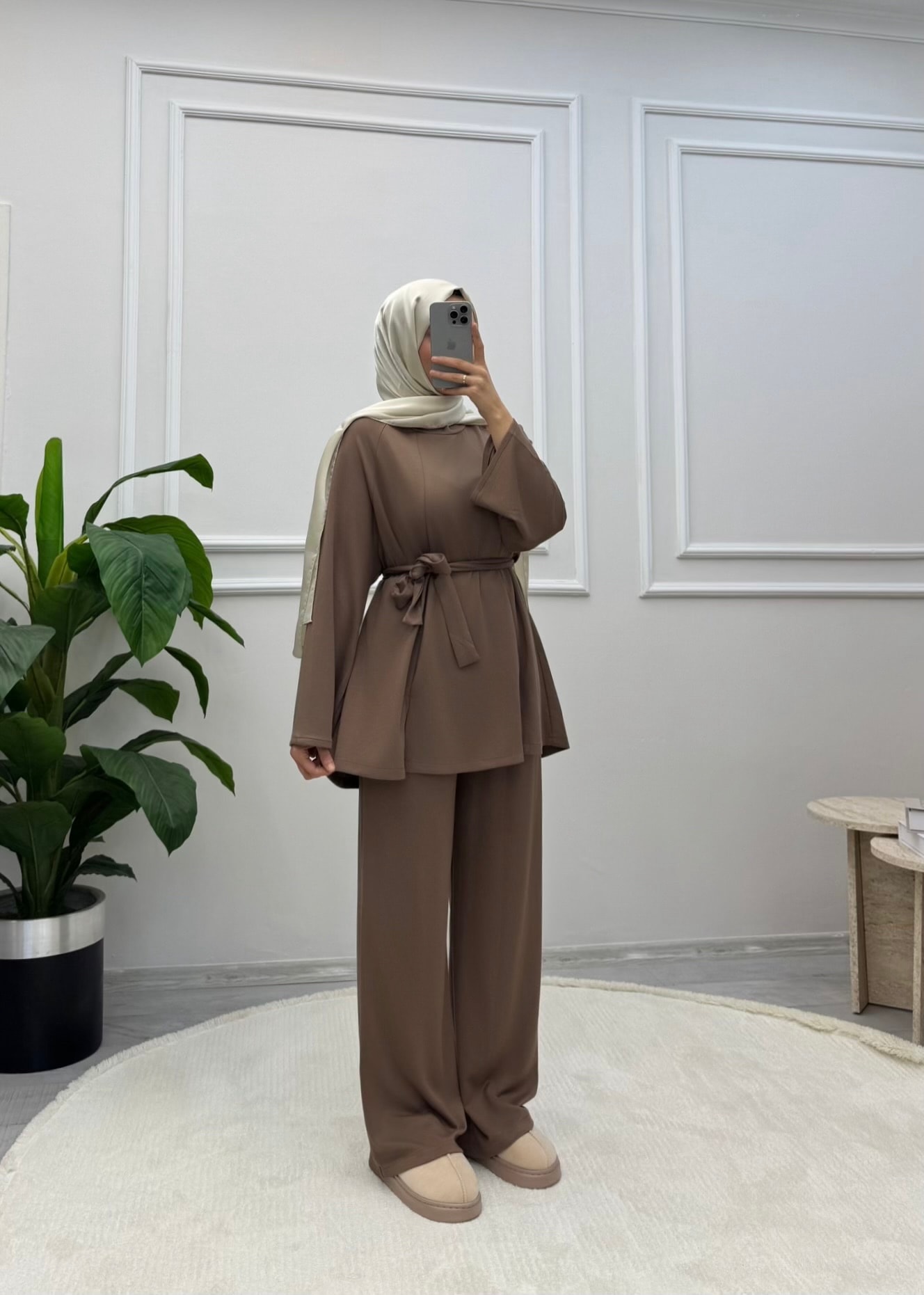 Amber Oysh İkili Takım - Kahverengi