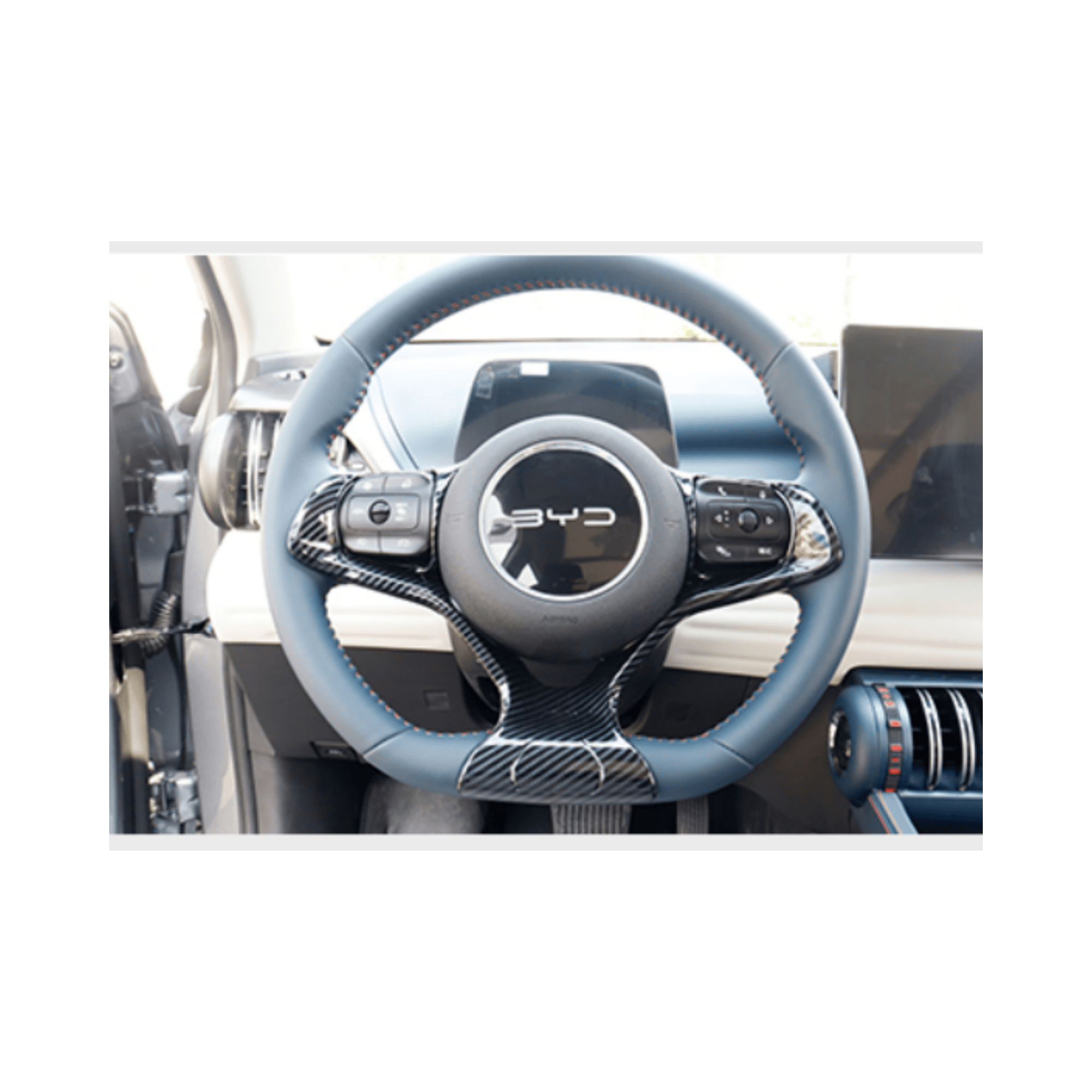BYD Atto 3 Direksiyon Karbon Fiber Trim Kaplaması 