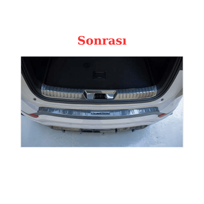 BYD SEAL U DM-İ / EV Modelleri İçin Bagaj Yükleme Alanı 2'li Karbon Fiber Kaplama Set
