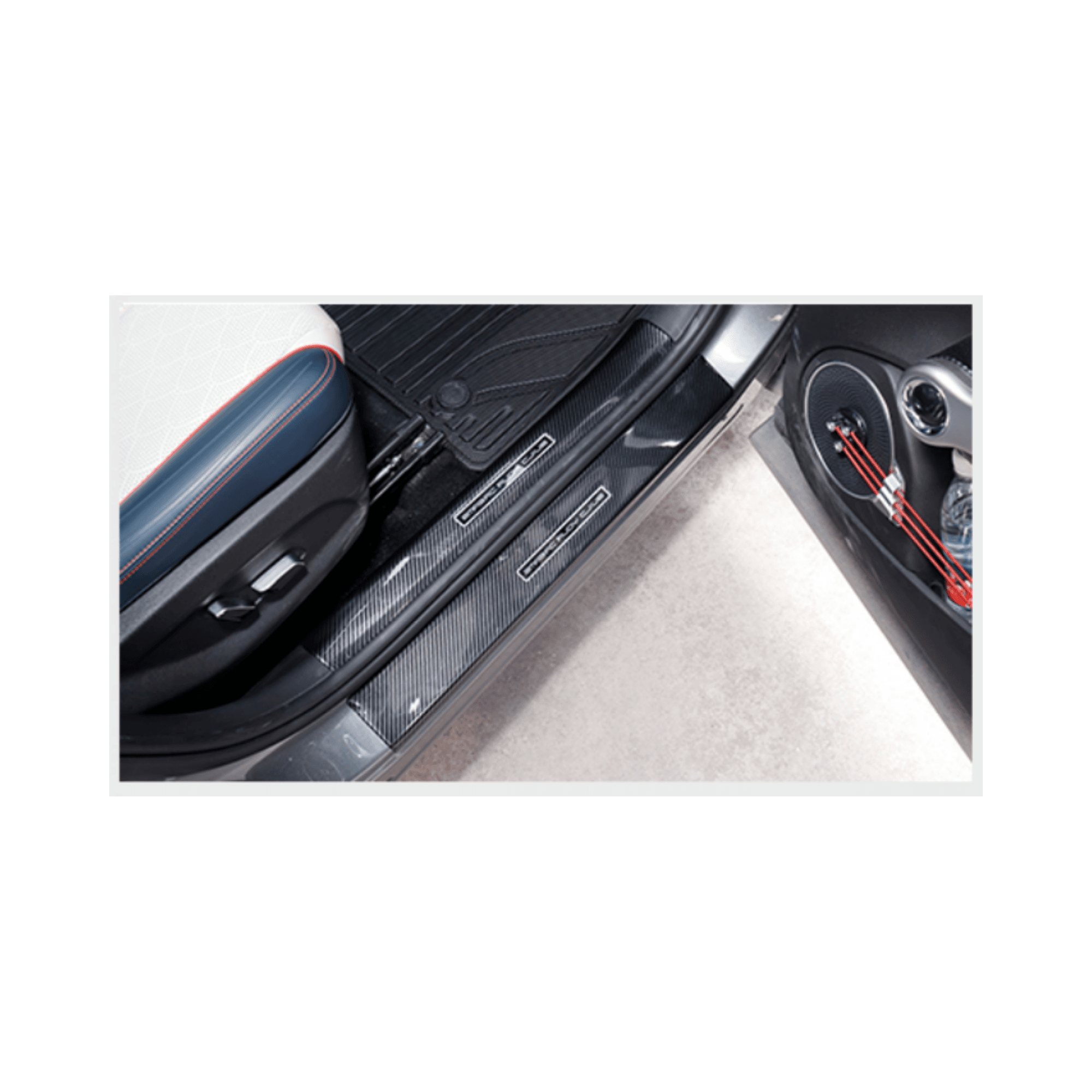 BYD Atto 3 Kapı Eşiği Koruma Karbon Fiber Kaplaması 8'li Set