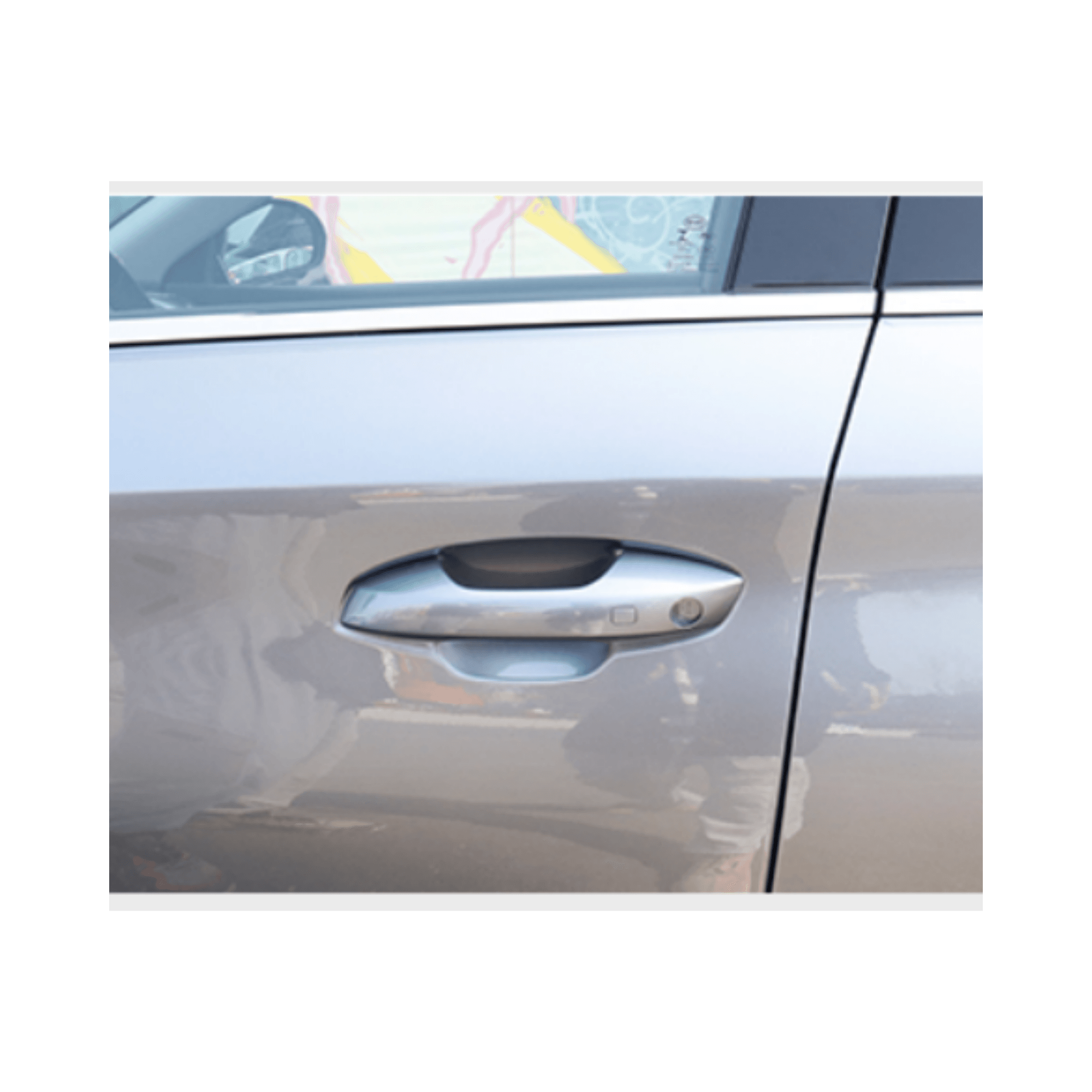 BYD Atto 3 Kapı Kolu Alt Üst Karbon Fiber Kaplama 8'li Set